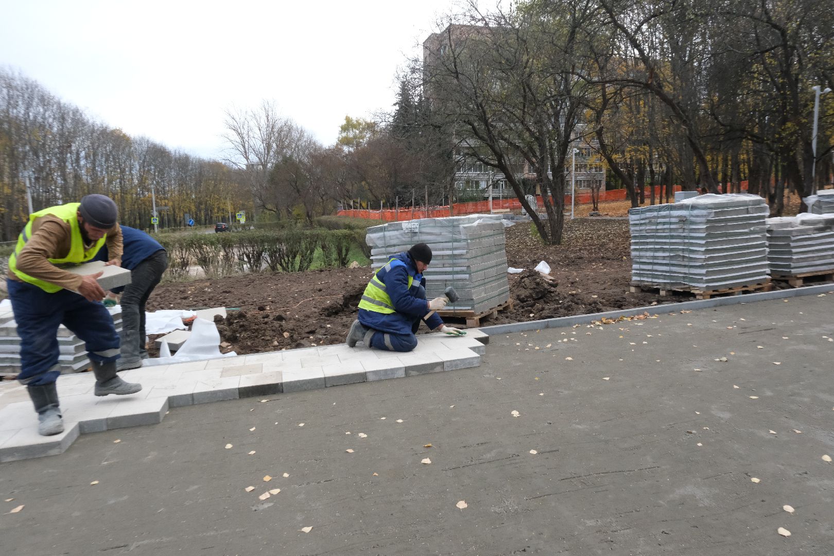 пущино, серпухов, благоустройство, 80 - летие победы,мемориал,