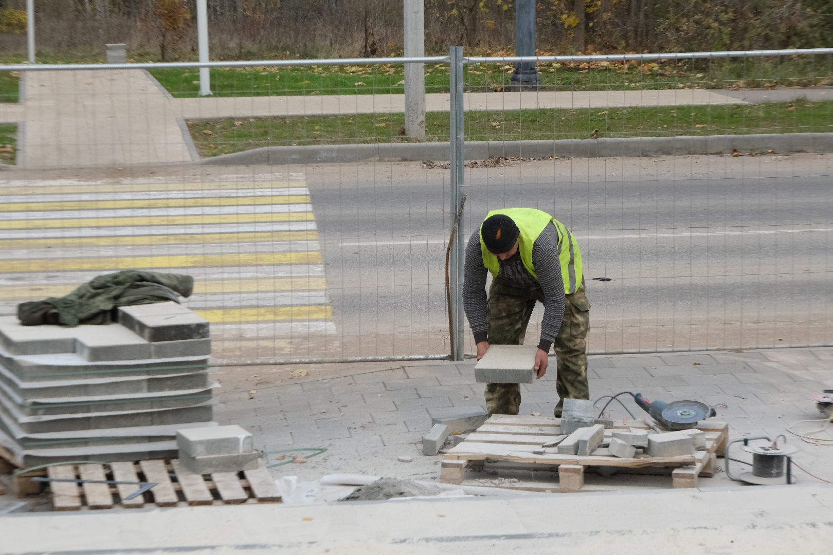 пущино, серпухов, благоустройство, 80 - летие победы,мемориал,