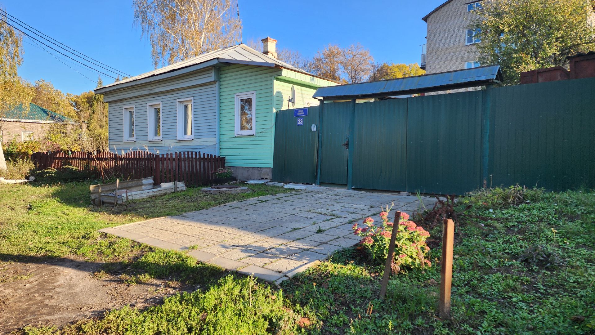 кашира, тротуар, строительство тротуара,