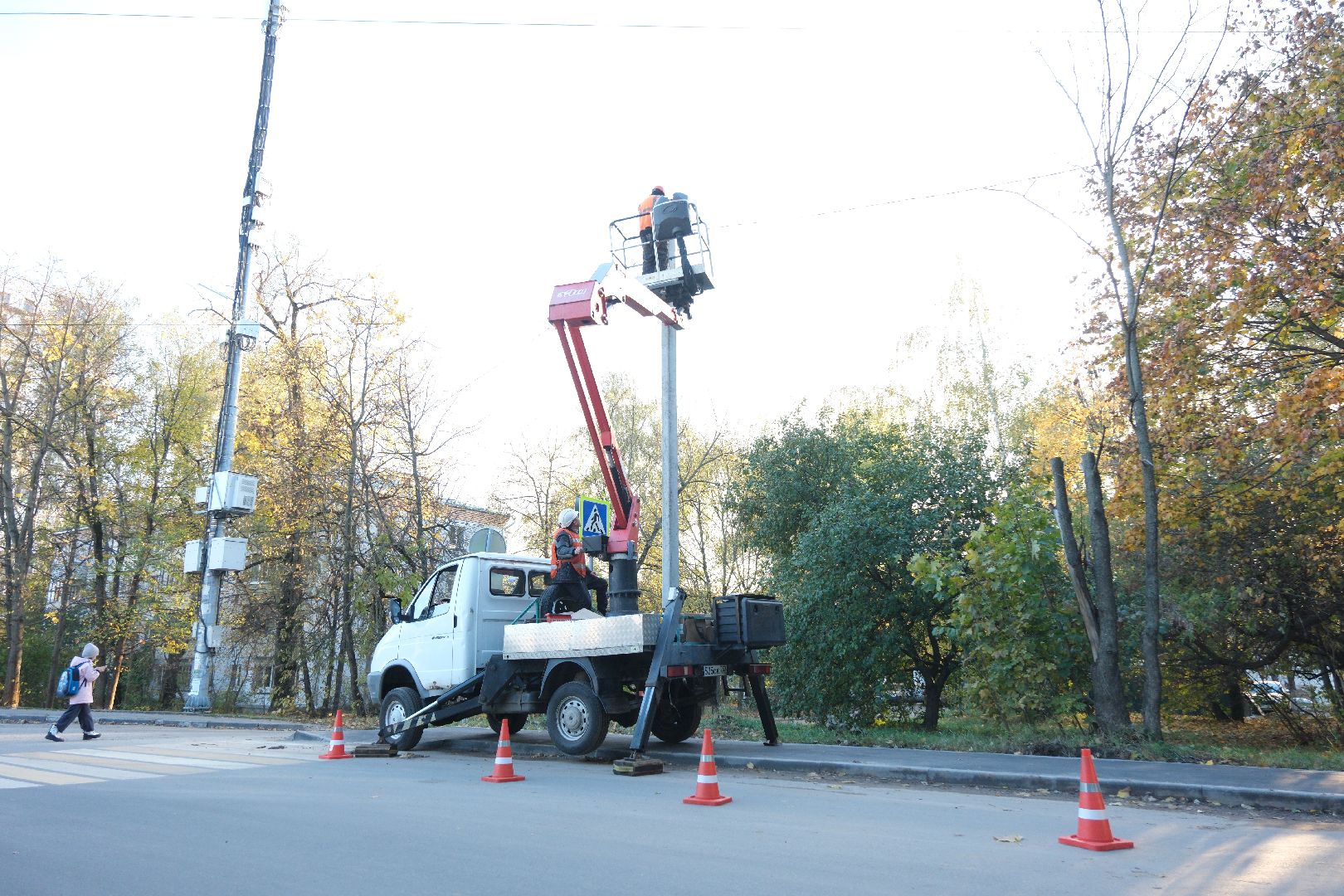 лыткарино, 6 микрорайон, освещение,