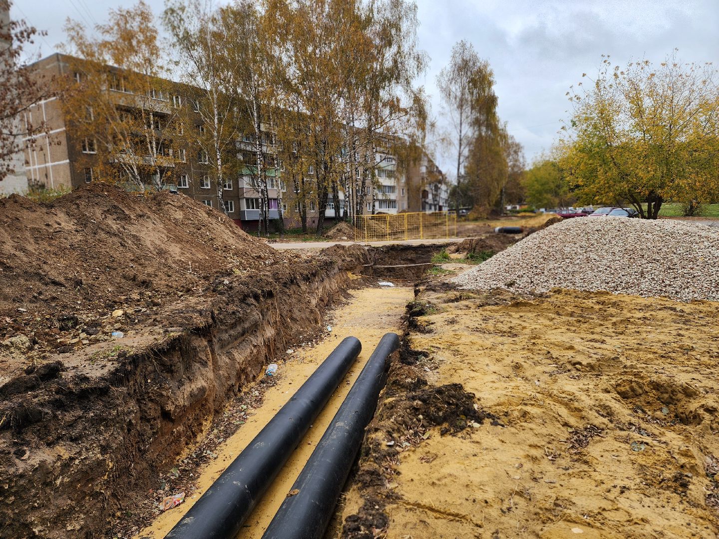 воскресенск, отопление, утечка, теплотрасса,