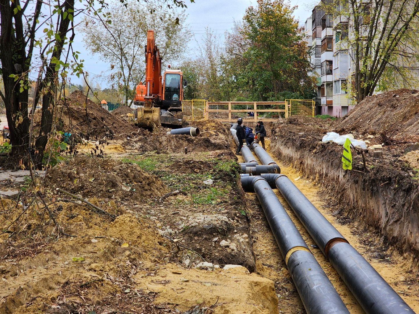 воскресенск, отопление, утечка, теплотрасса,