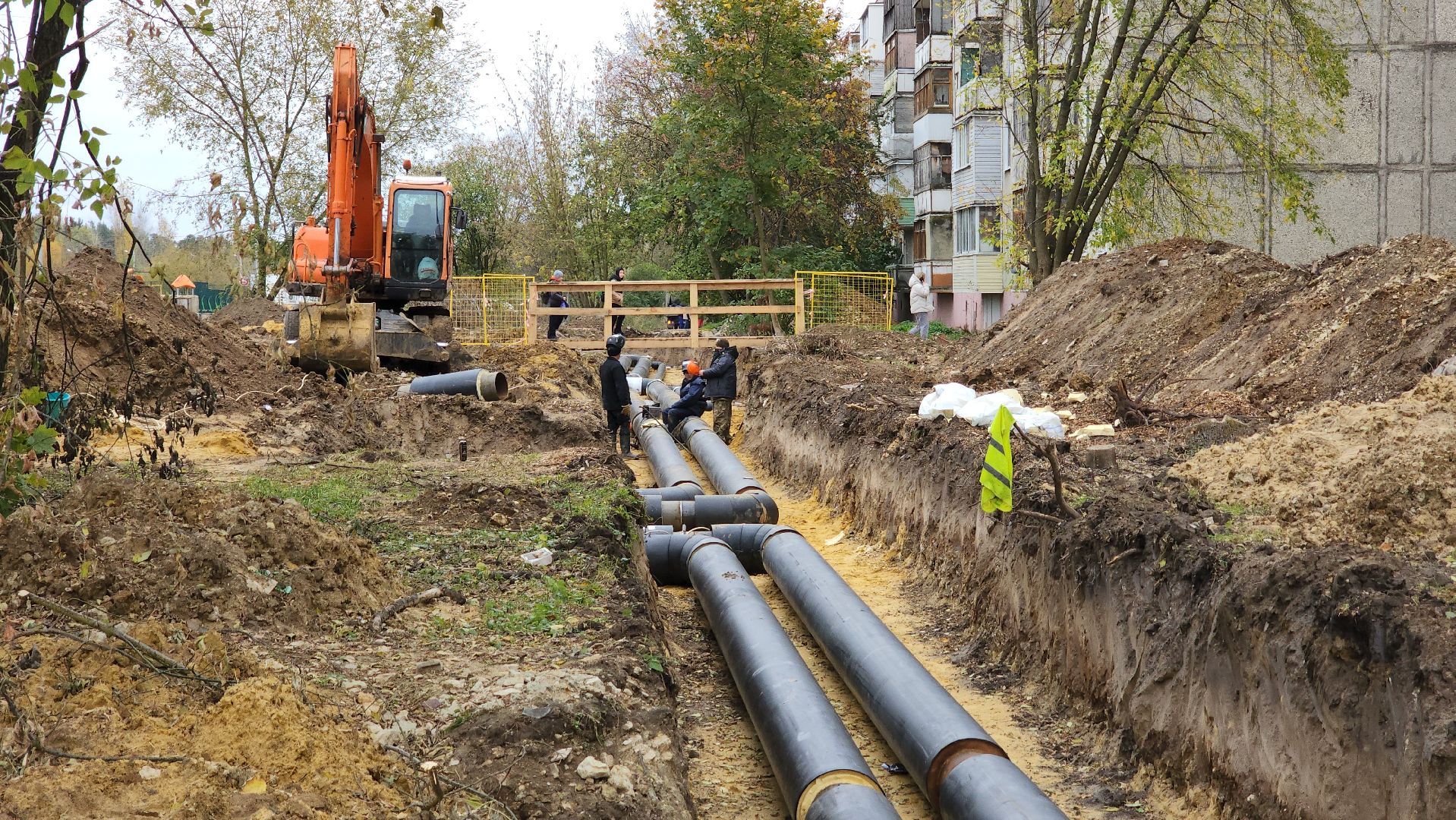 воскресенск, отопление, утечка, теплотрасса,