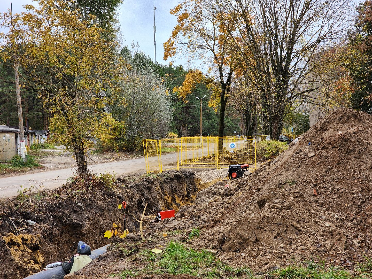 воскресенск, отопление, утечка, теплотрасса,