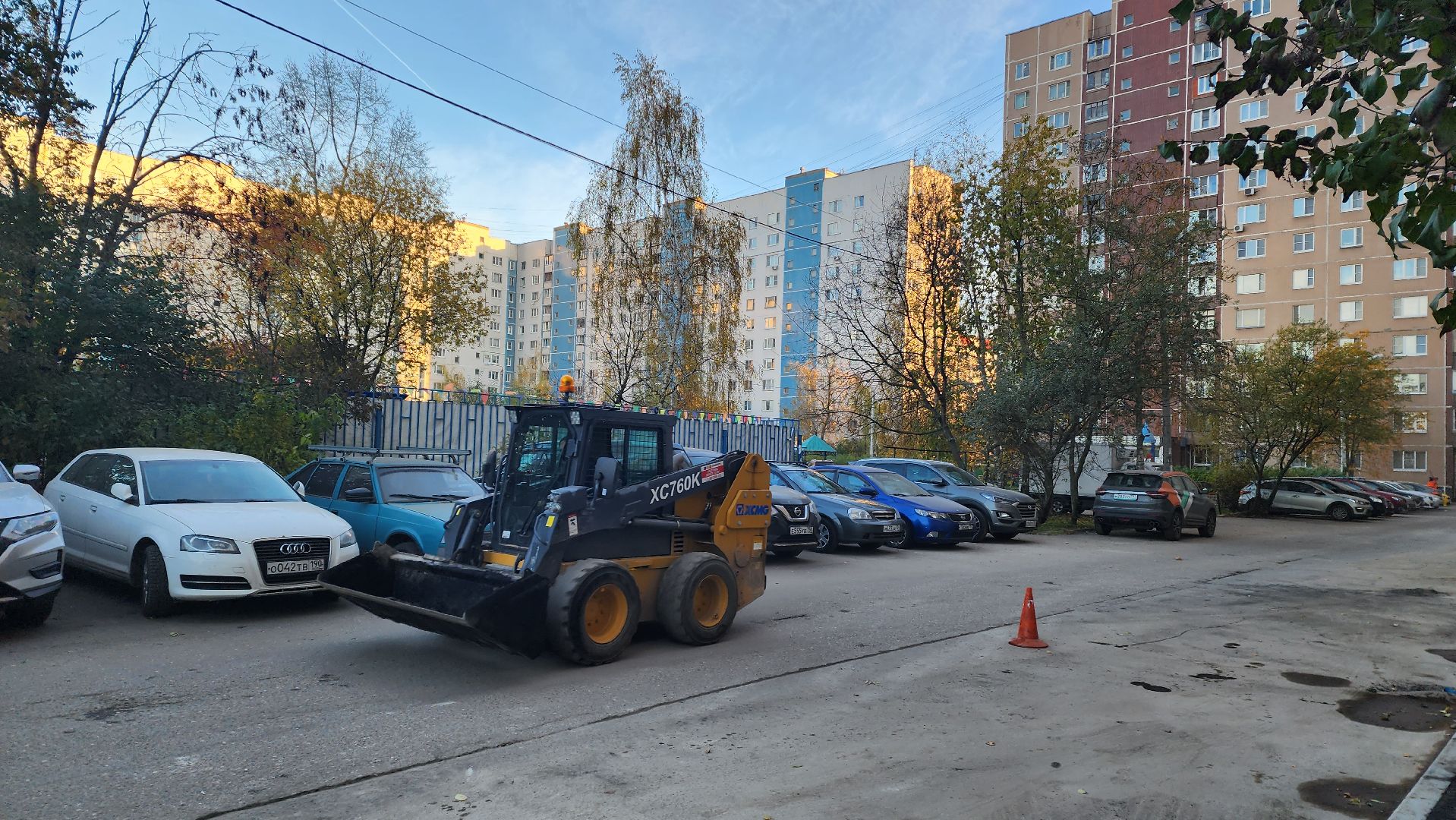 укладка асфальта, тротуары, Лобня,