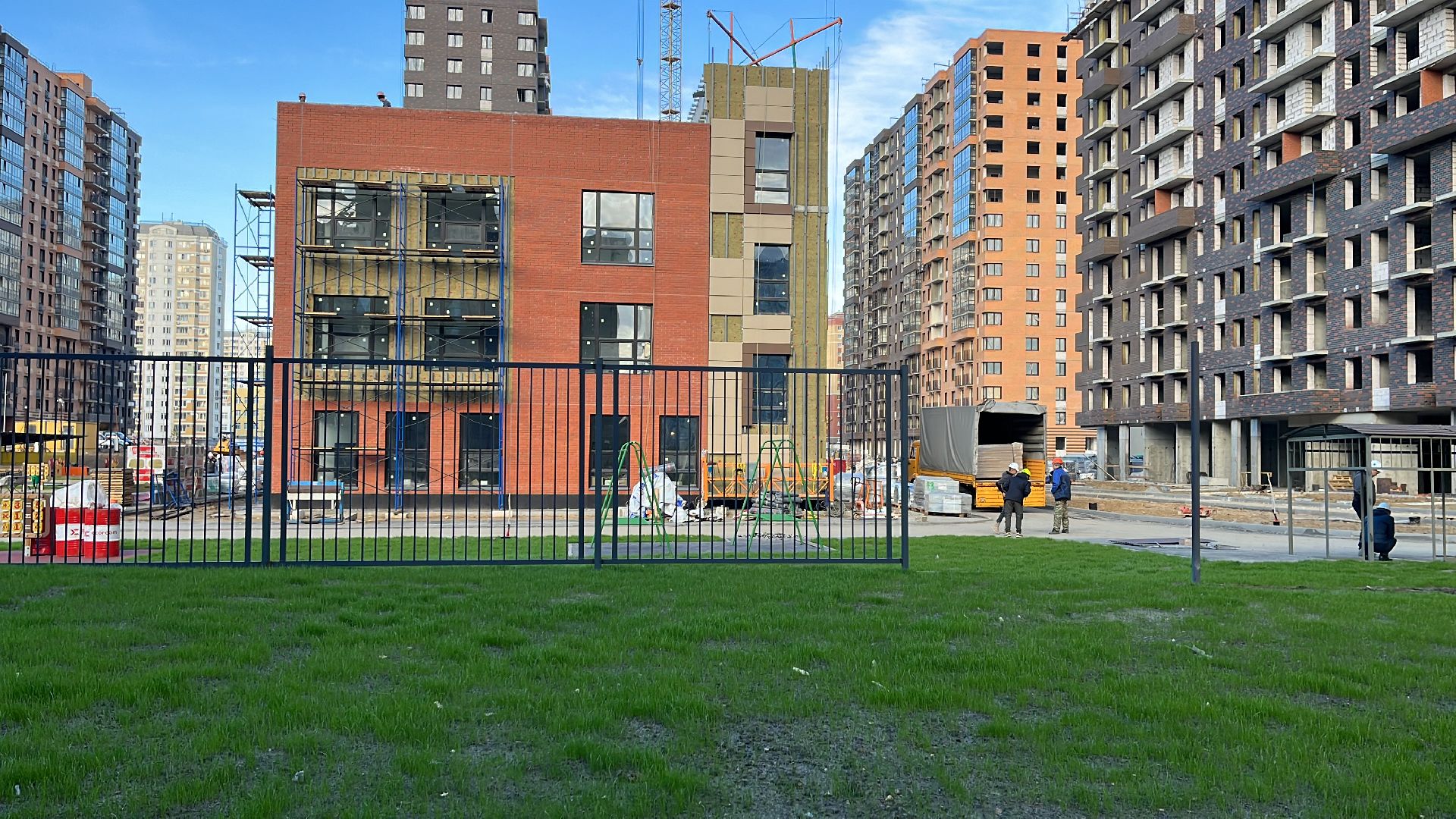 школа, новая школа, строительство, строительство школы,