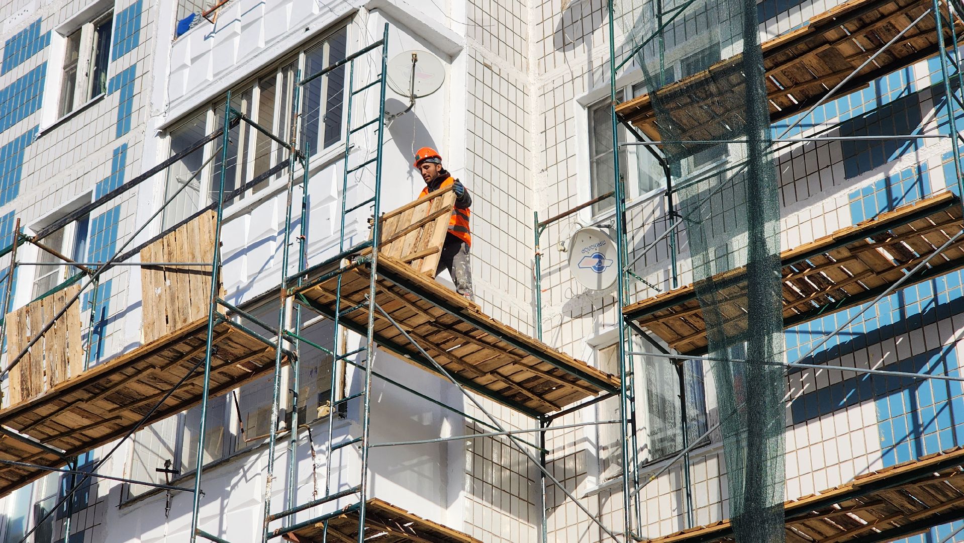 Солнечногорск, поселок Смирновка, капремонт дома, капремонт фасада, ЖКХ,