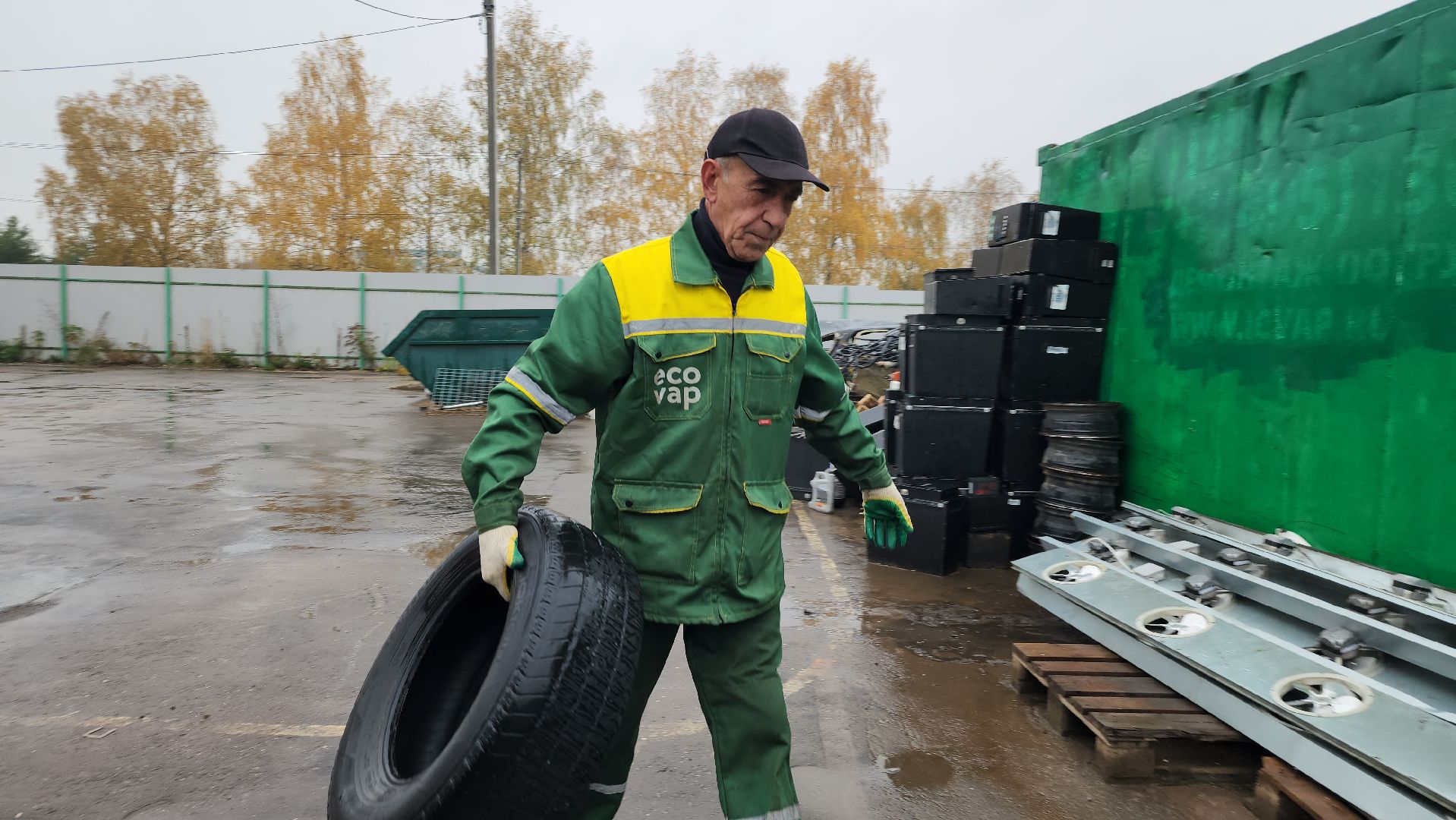 Мегабак, Сдай старые шины, экологическая акция, Обухово, Богородский городской округ,