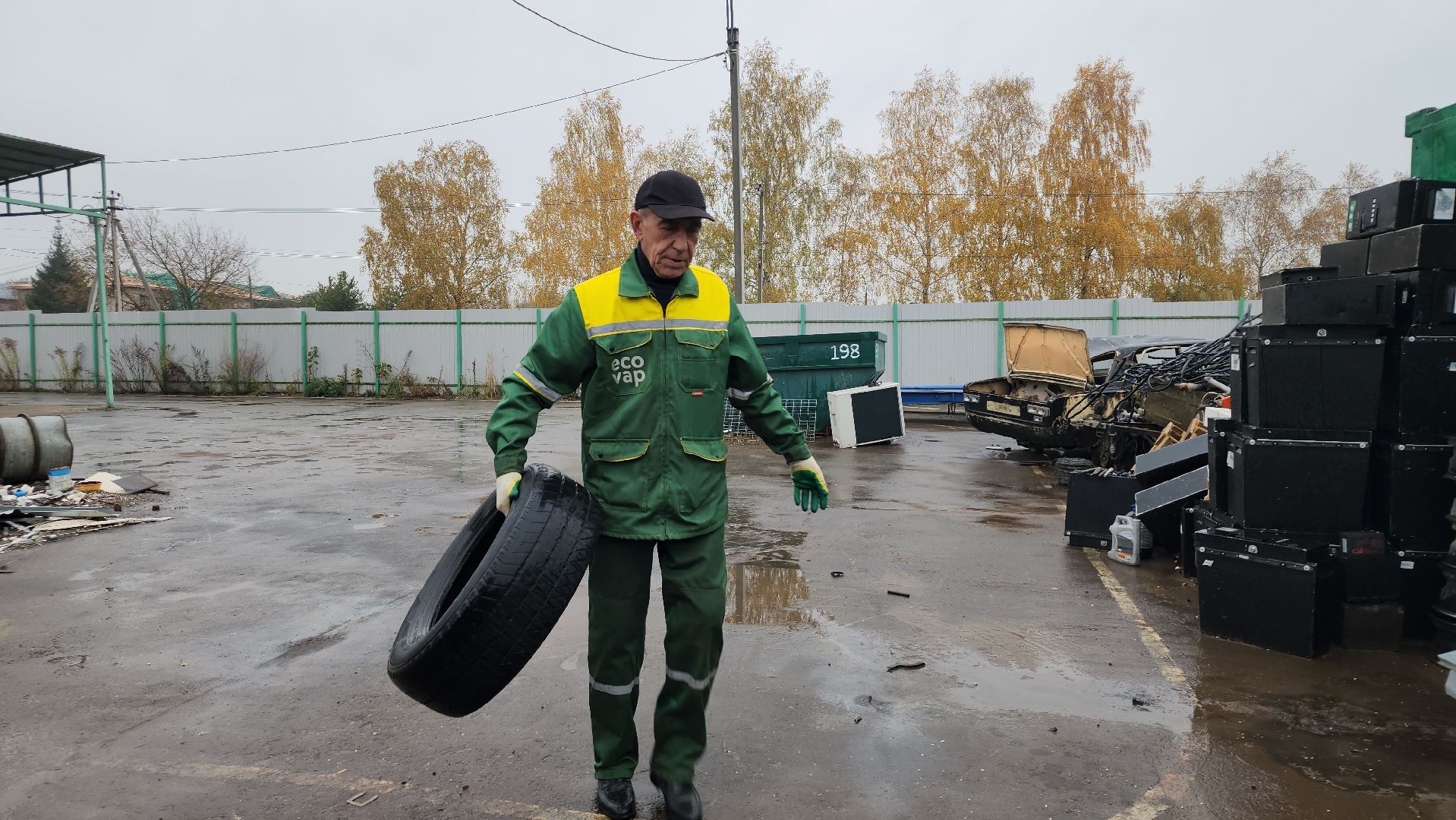 Мегабак, Сдай старые шины, экологическая акция, Обухово, Богородский городской округ,