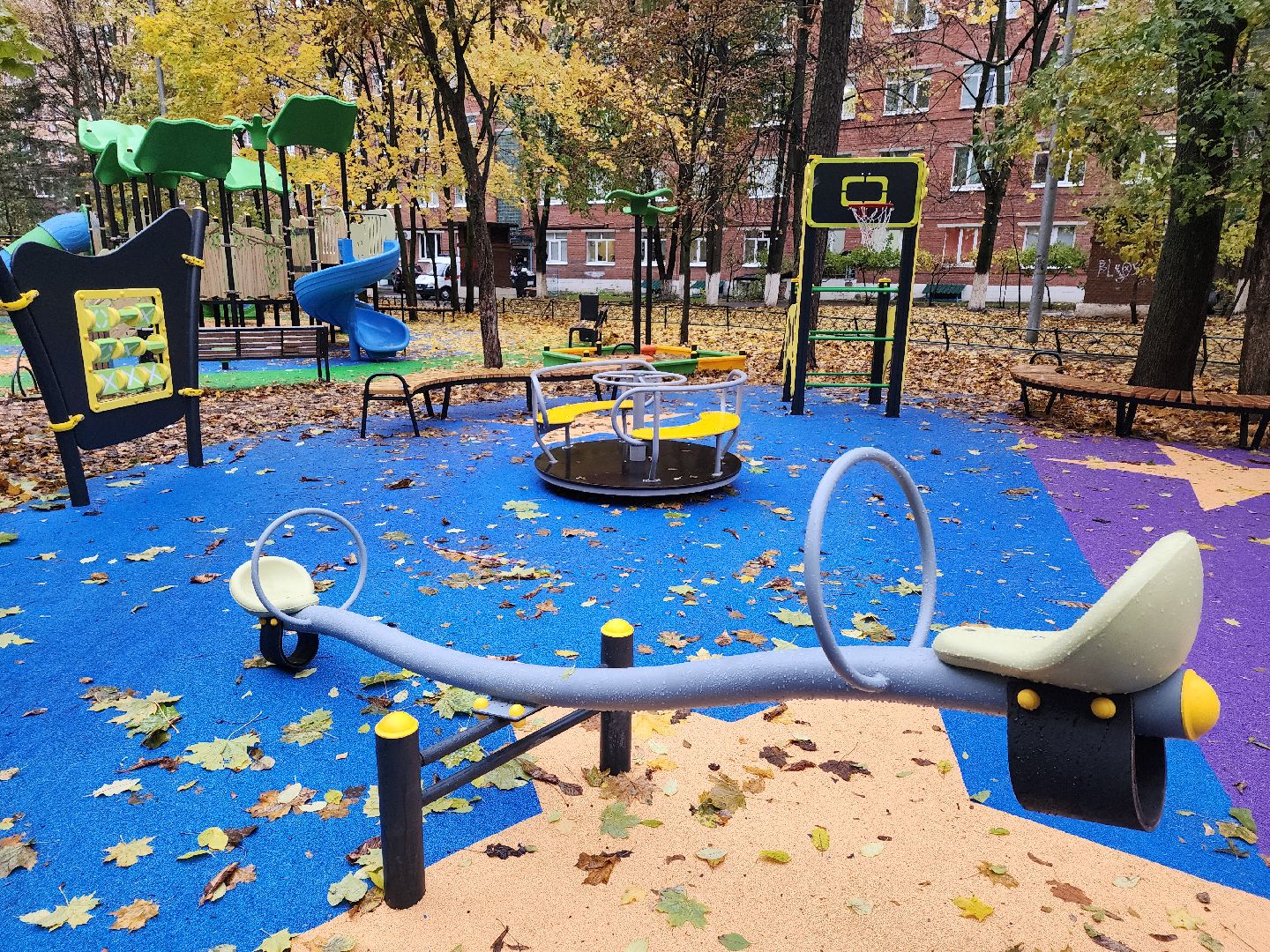 одинцово, детская площадка, модернизация, двор, славкин пруд,