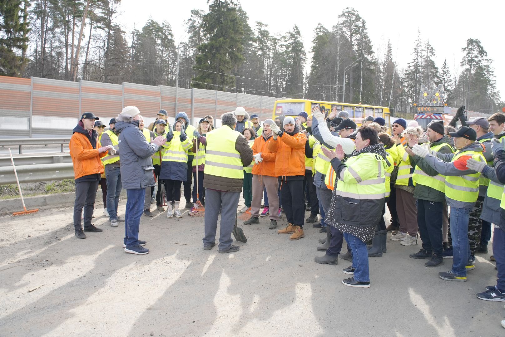 Дороги, Автодор, Одинцово, Субботник