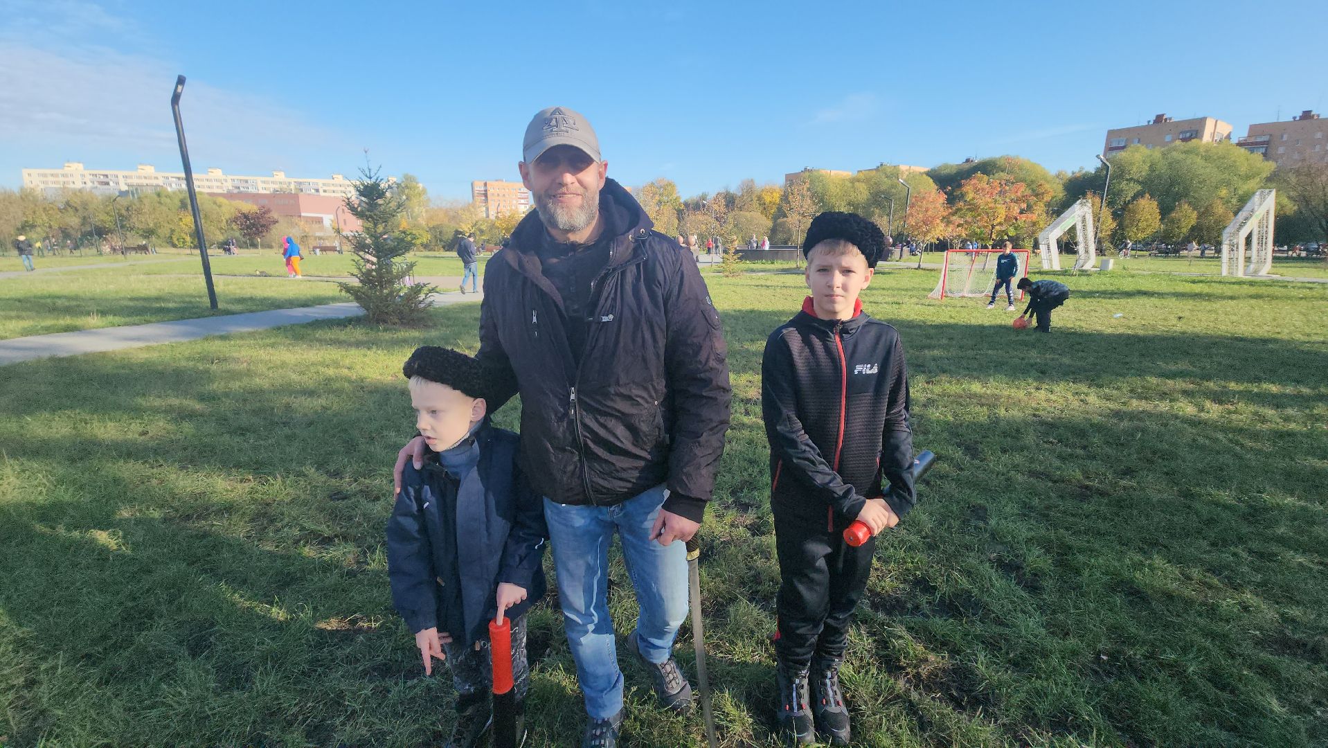 Долгопрудный, центральный парк, казачество, день отца,фланкировка, мастер-класс,