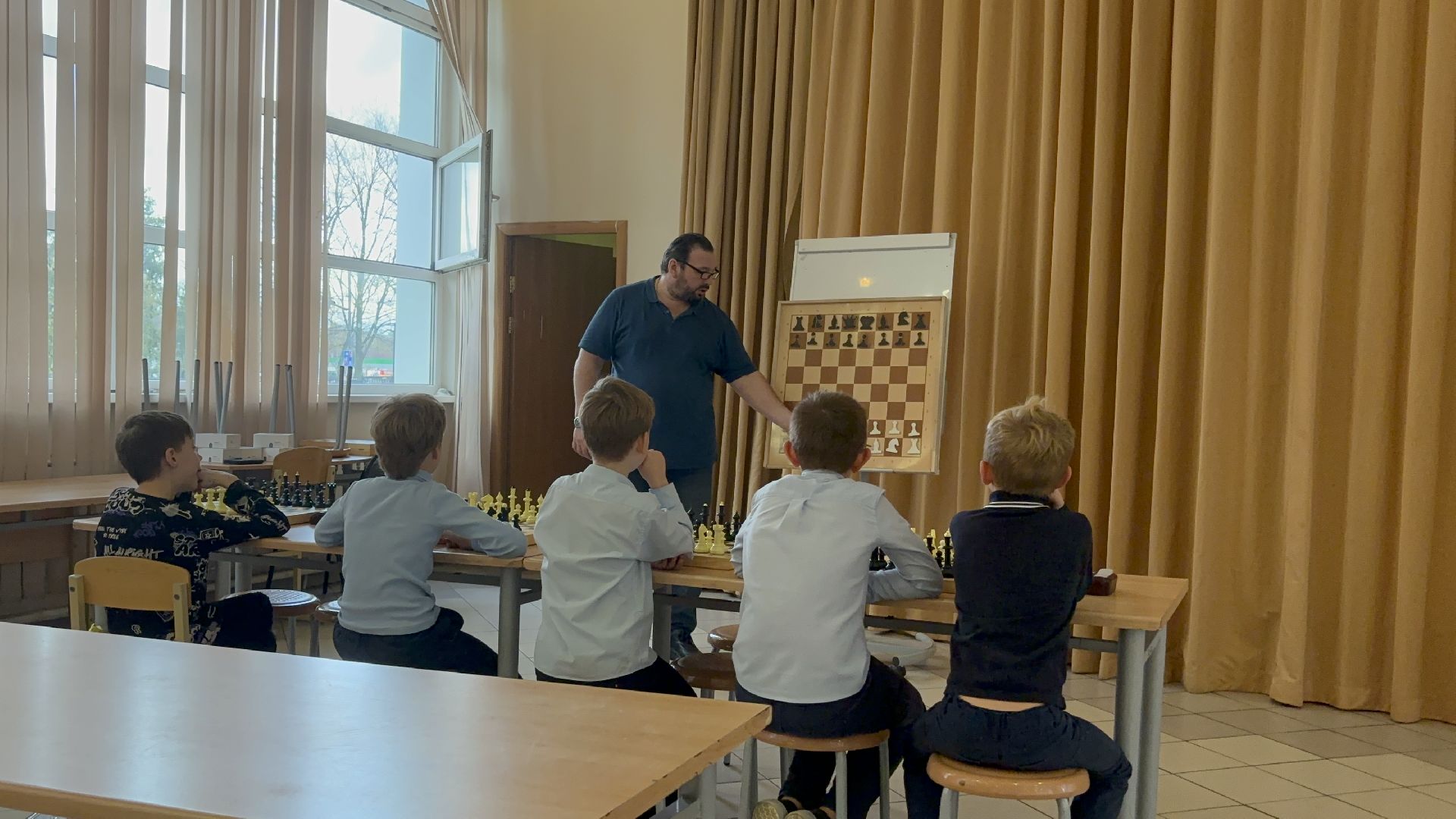 Школьная лига, шахматисты,