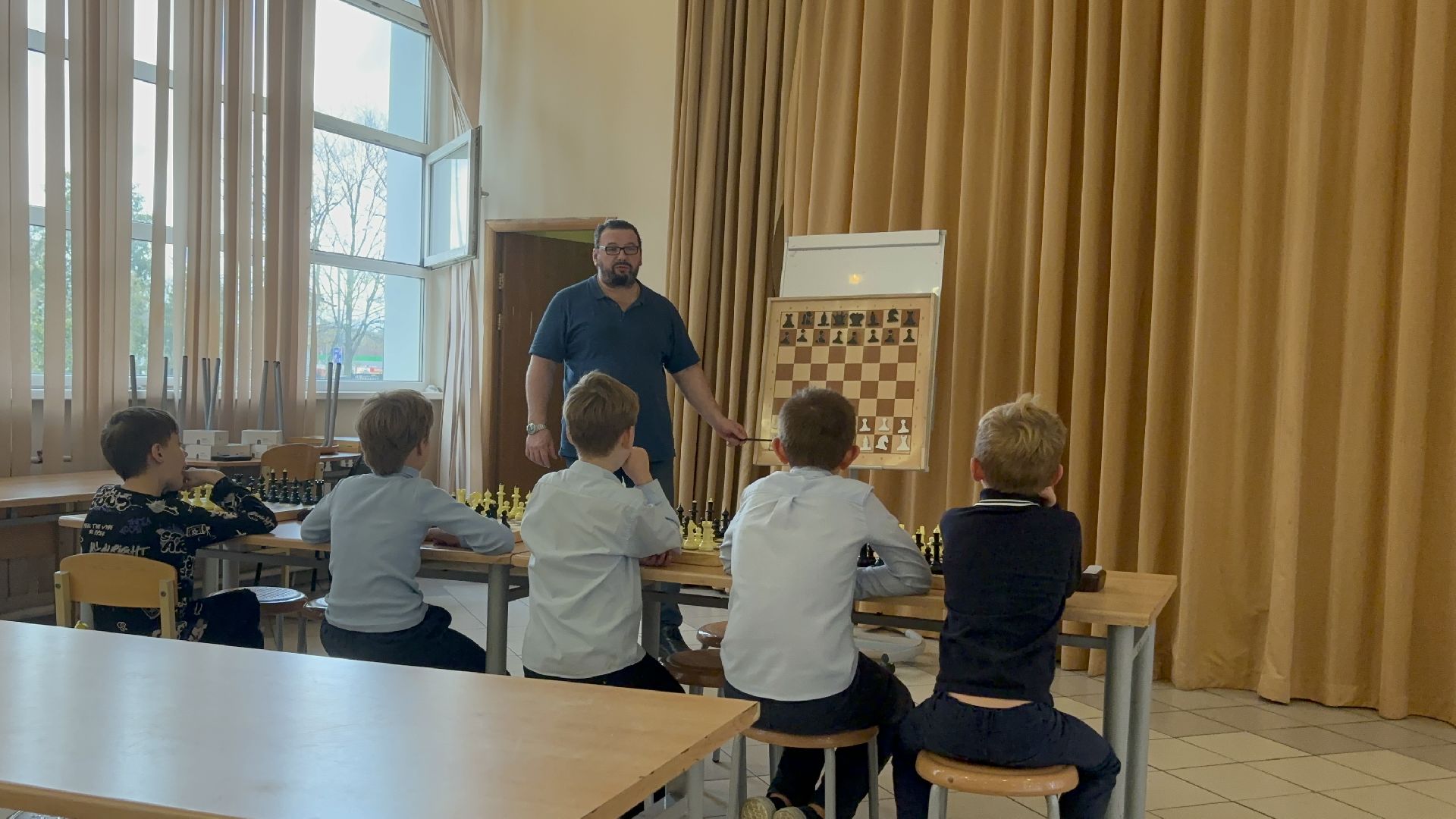 Школьная лига, шахматисты,