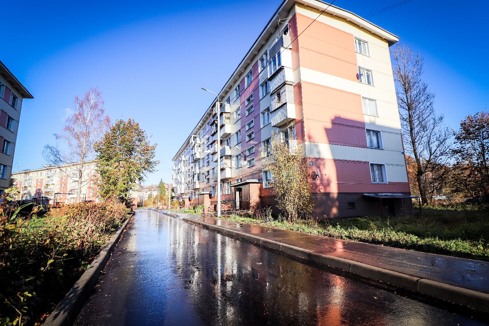 Клин, общество, благоустройство, новые пешеходные дорожки,