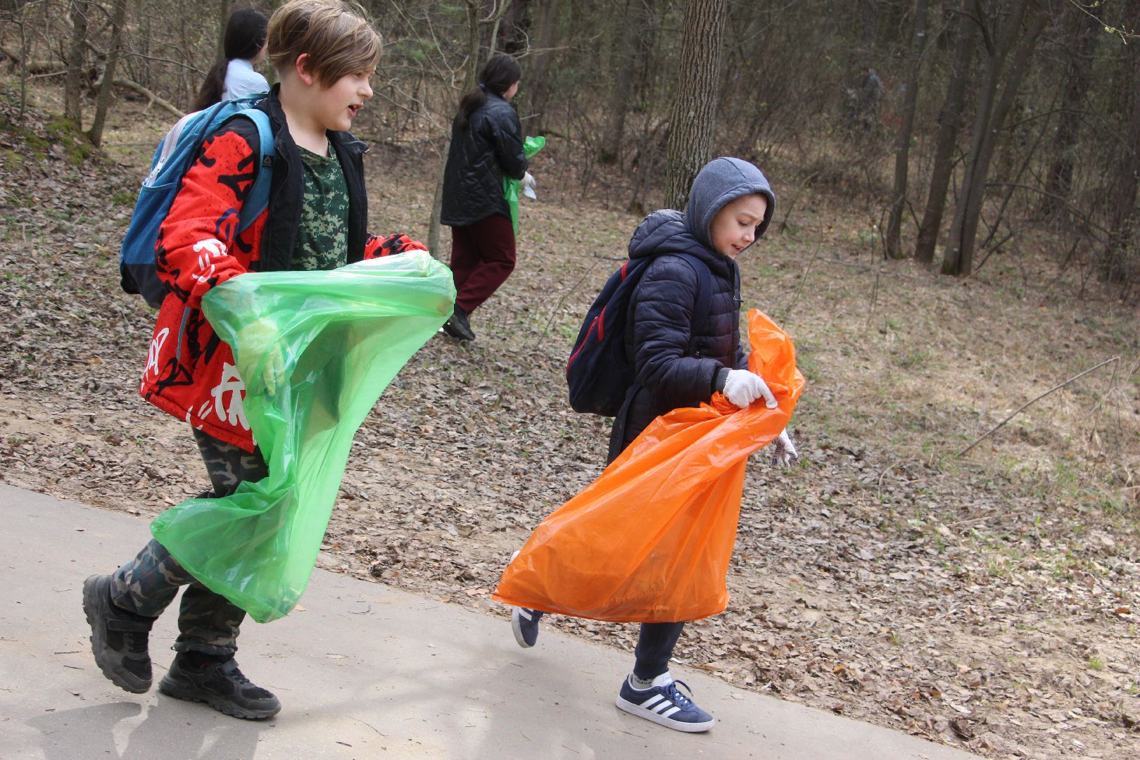 дети, субботник, весна, общество, карьер, Протвино