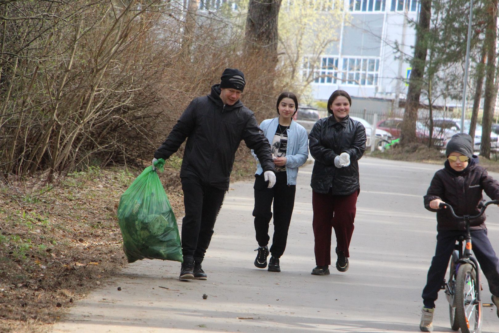 дети, субботник, весна, общество, карьер, Протвино