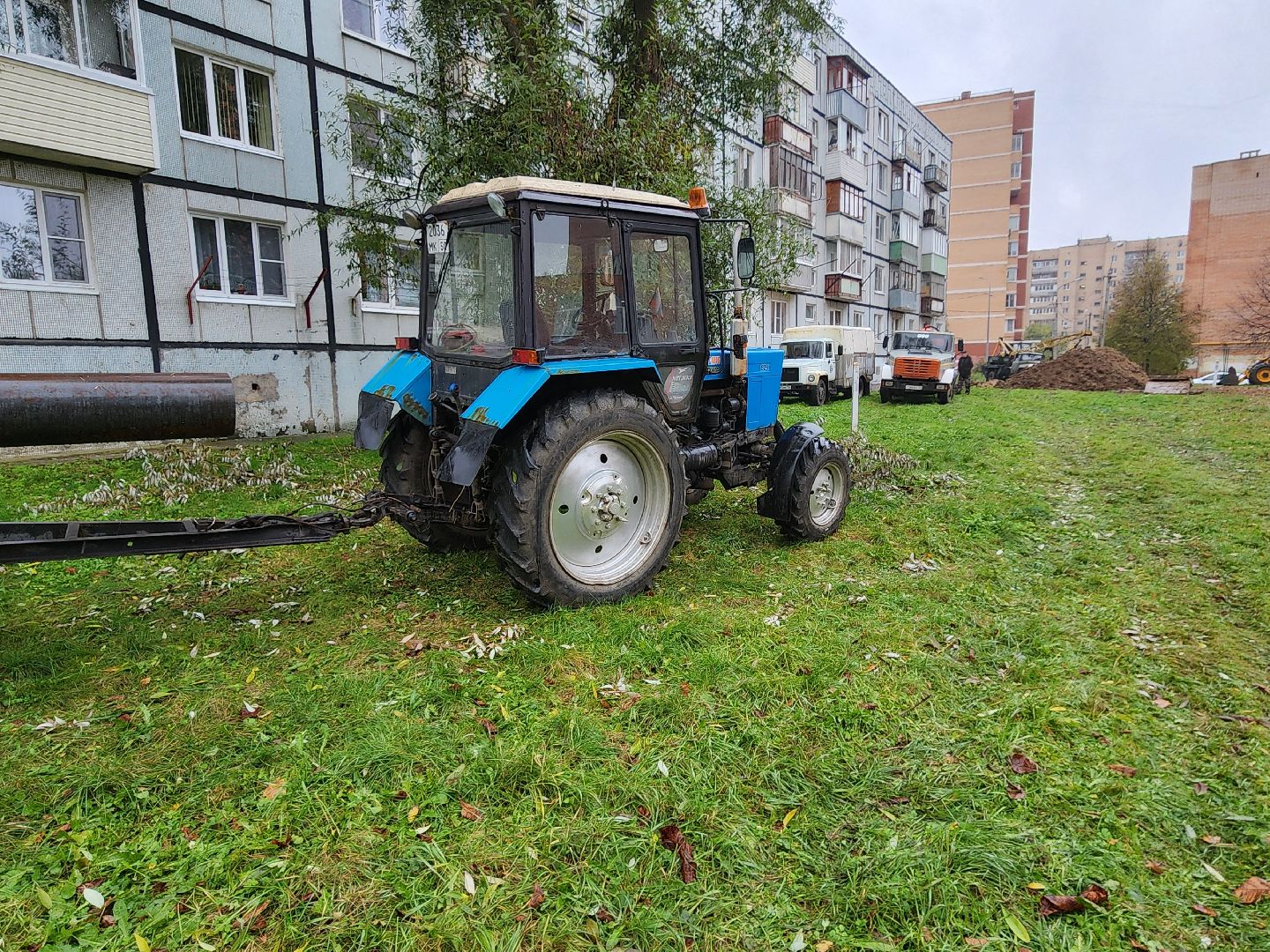 Чехов, ремонт теплотрассы, замена труб отопления, теплоснабжение, устранение протечки теплоносителя, улица Чехова, вишневый бульвар, глава округа Михаил Собакин,
