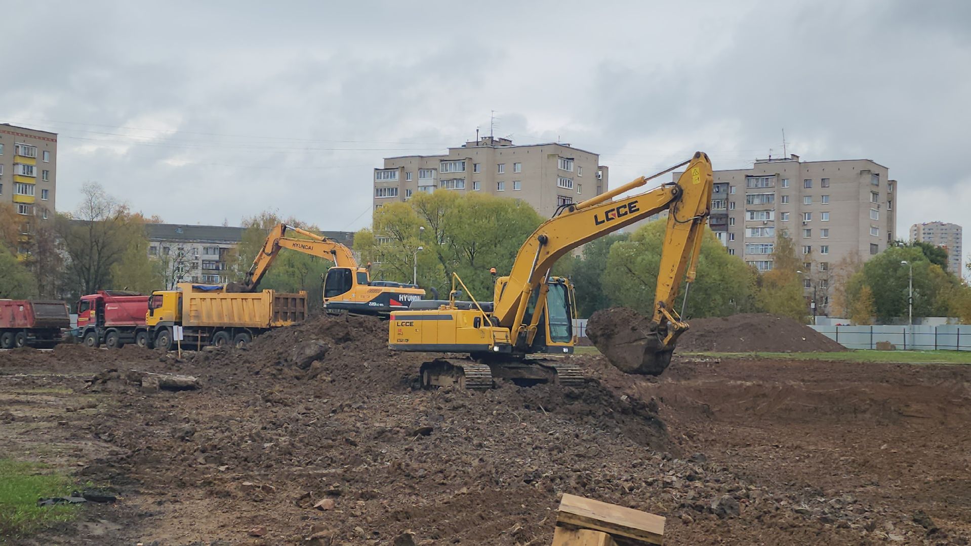 котлован, Лобня, бассейн, Фок,