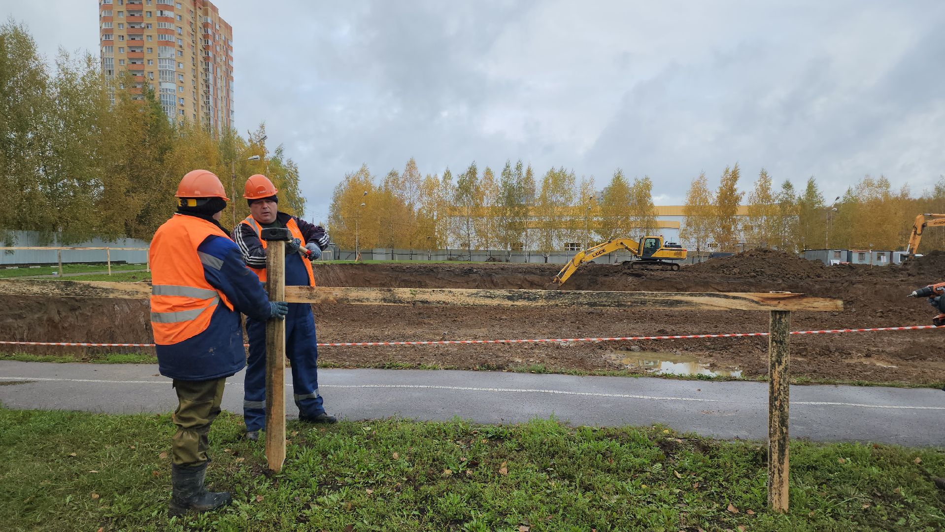 котлован, Лобня, бассейн, Фок,