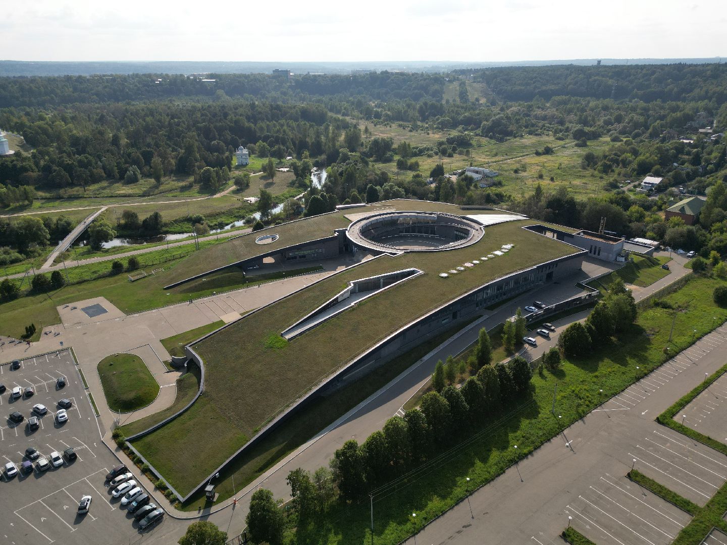 видео с коптера, истра, музей, культура,