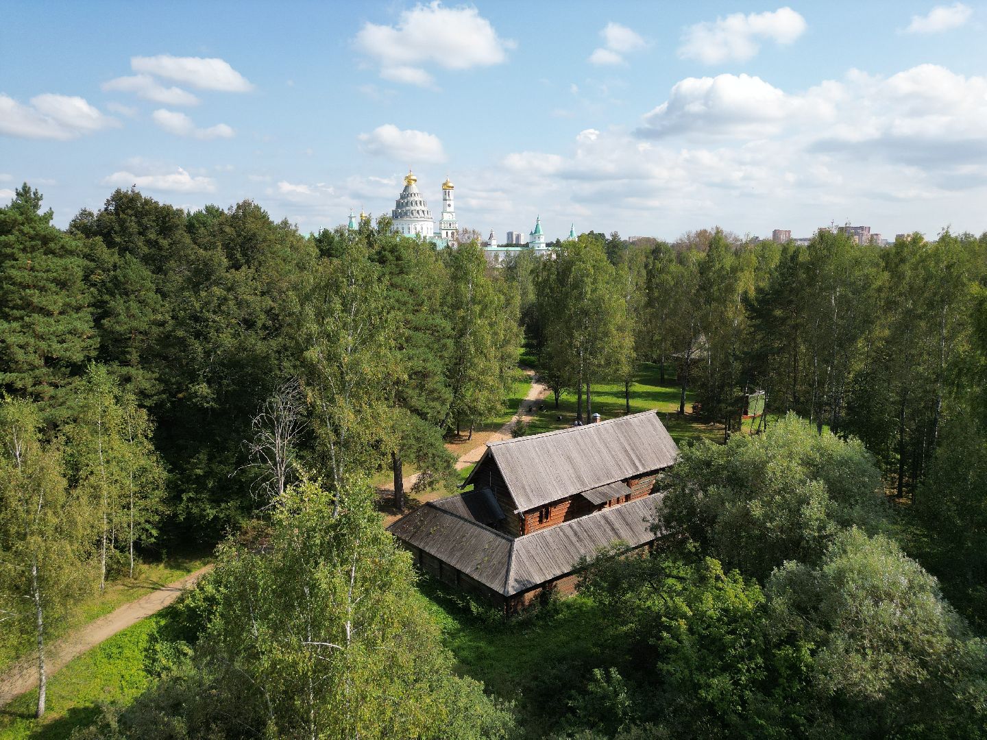 видео с коптера, истра, музей, культура,