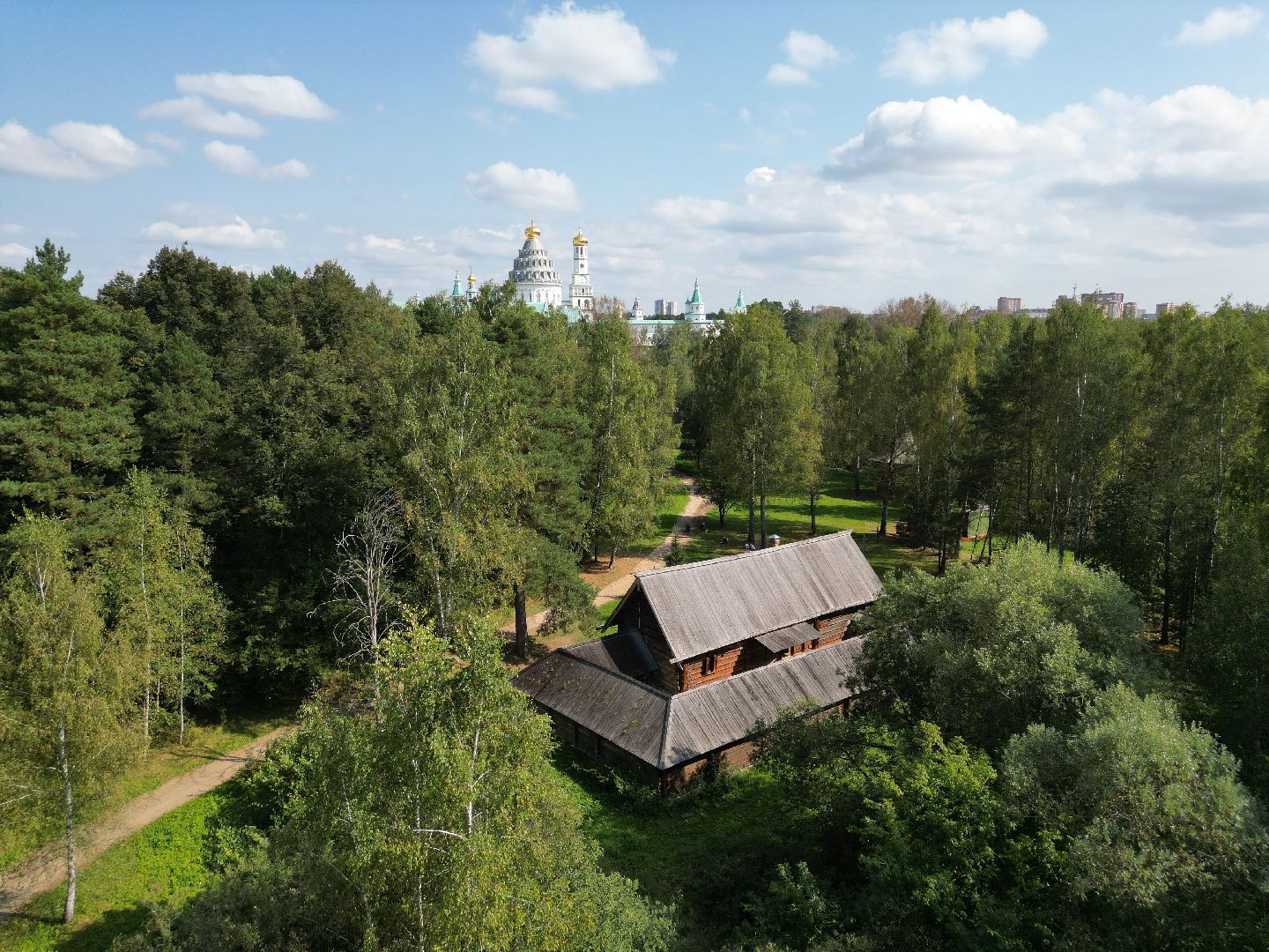 видео с коптера, истра, музей, культура,