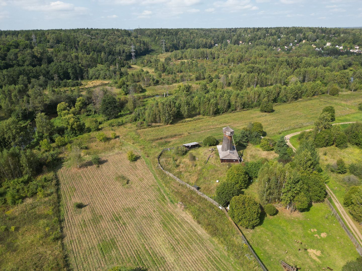 видео с коптера, истра, музей, культура,