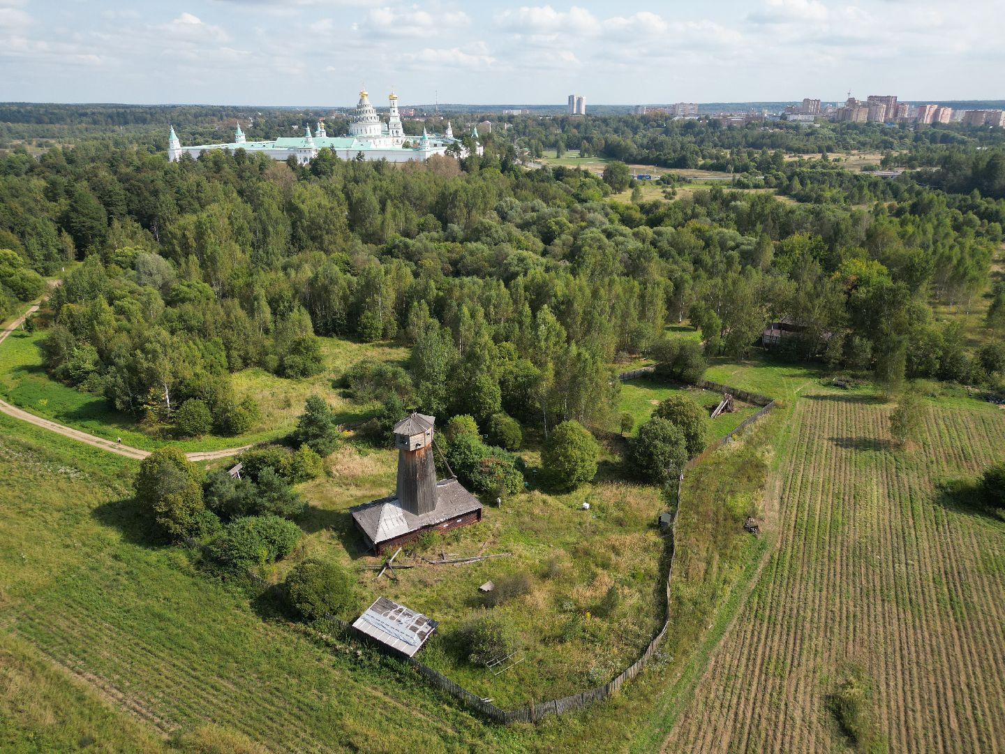 видео с коптера, истра, музей, культура,