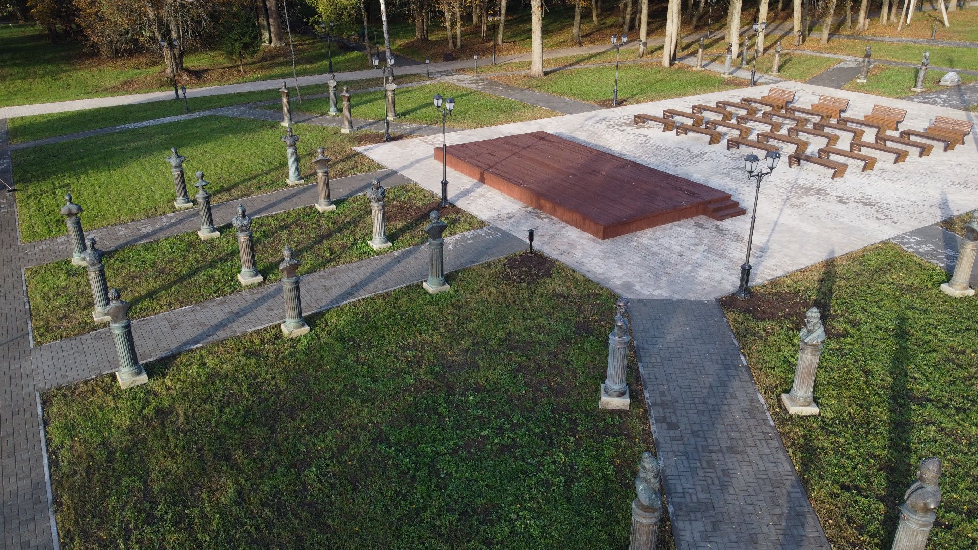 видео с коптера, солнечногорск, культура, реставрация, усадьба,