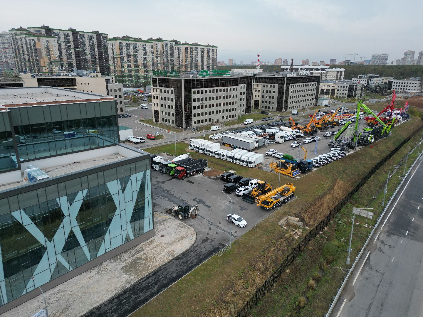 видео с коптера, красногорск, экономика,