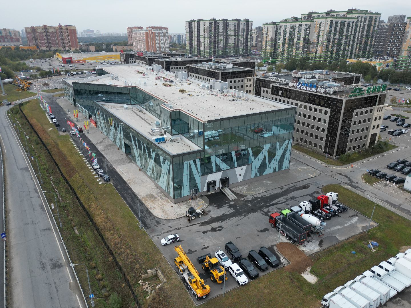 видео с коптера, красногорск, экономика,