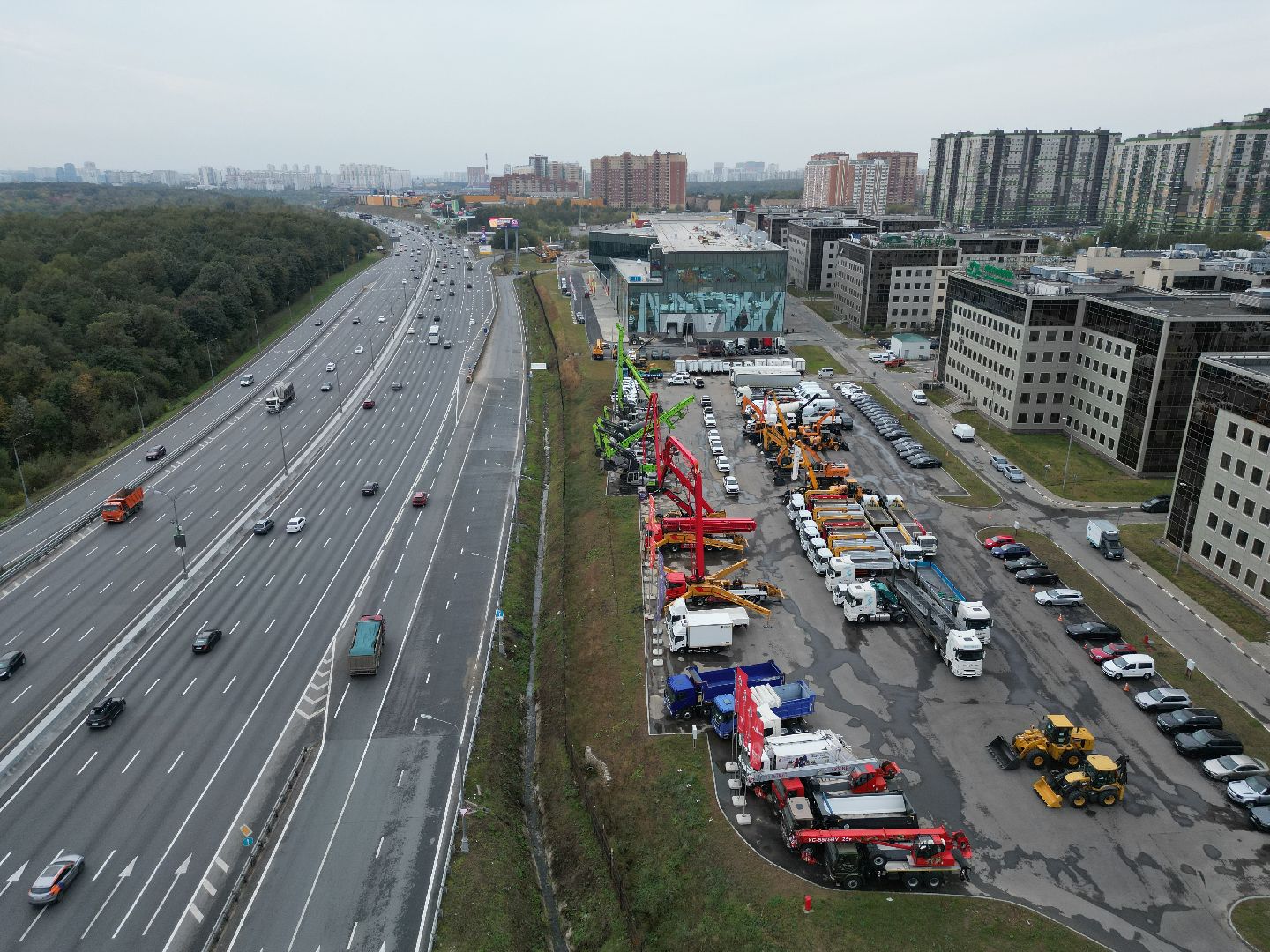 видео с коптера, красногорск, экономика,