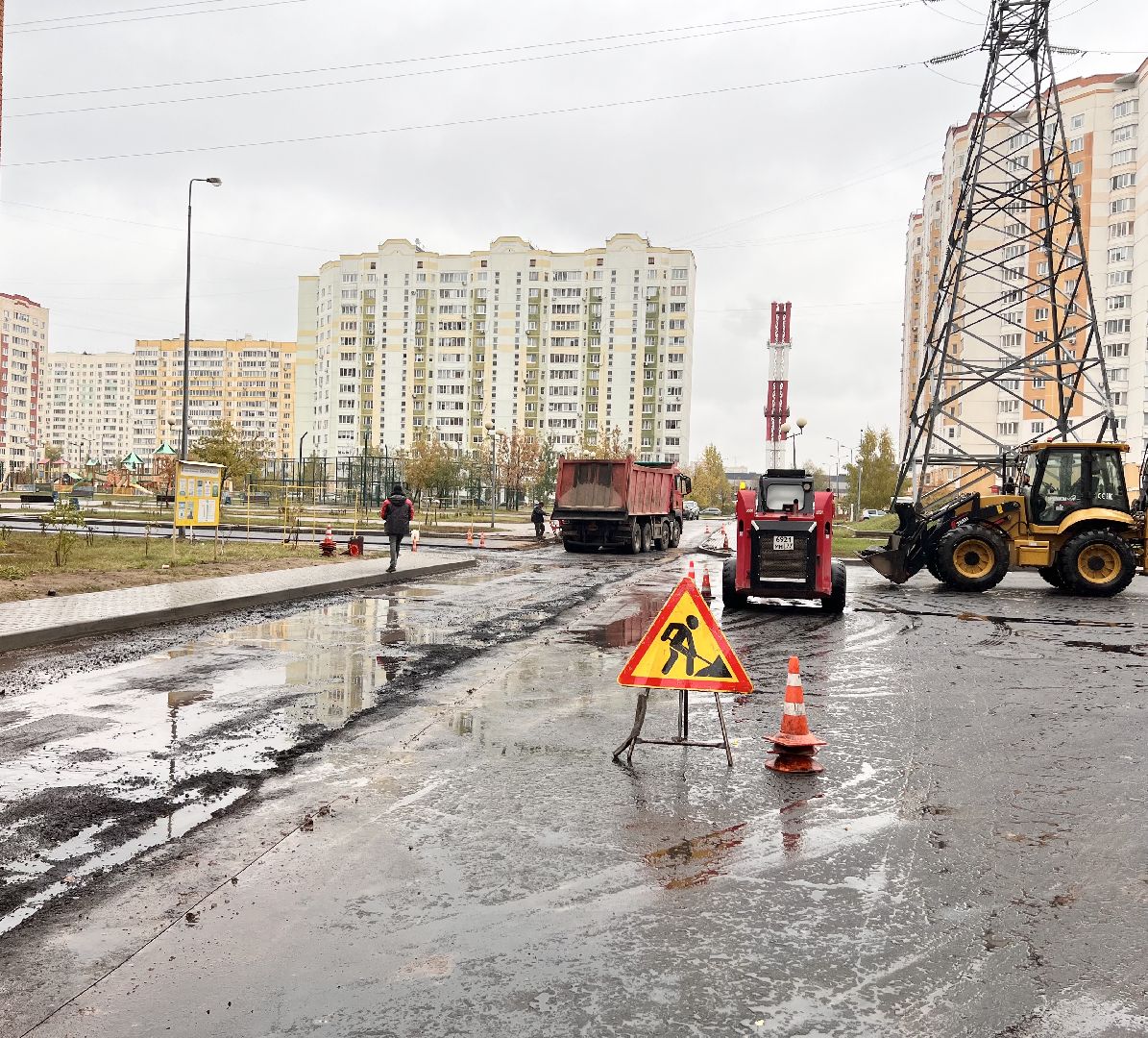 Балашиха, Подмосковье, Благоустройство дворов, асфальтирование дворов дорог,