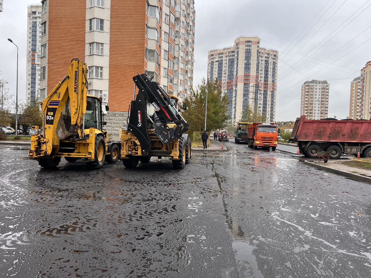 Балашиха, Подмосковье, Благоустройство дворов, асфальтирование дворов дорог,