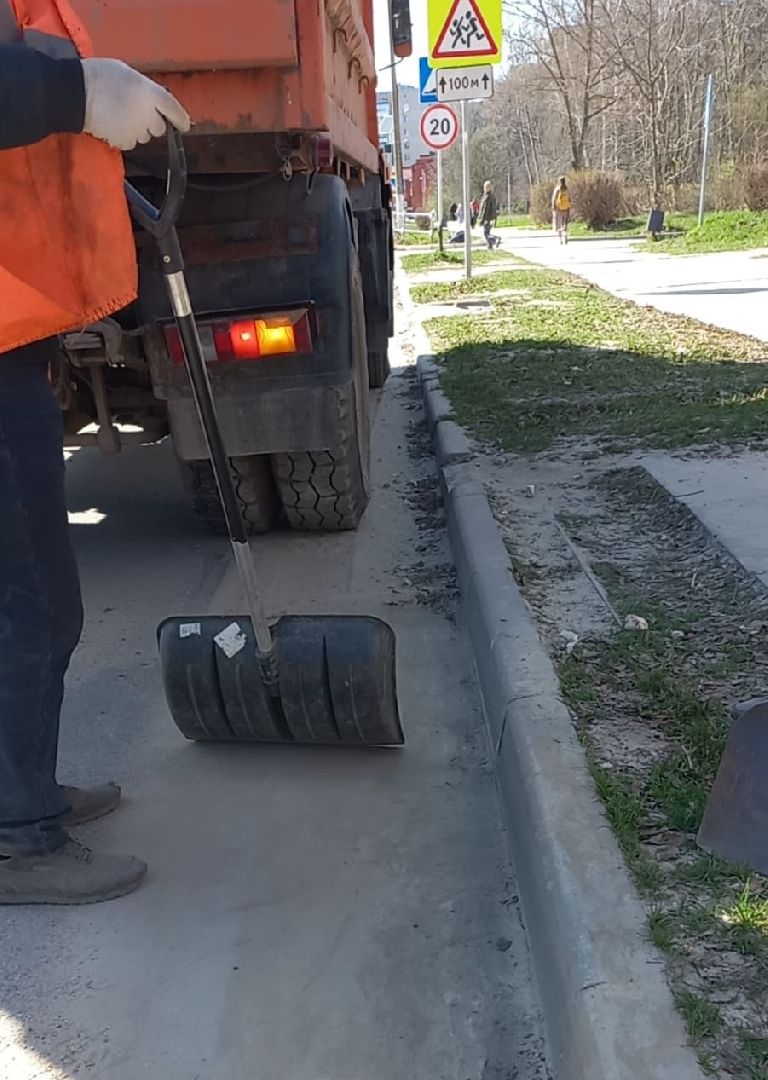 чистота, комфортная среда, Протвино, коммунальщики, весна, субботники