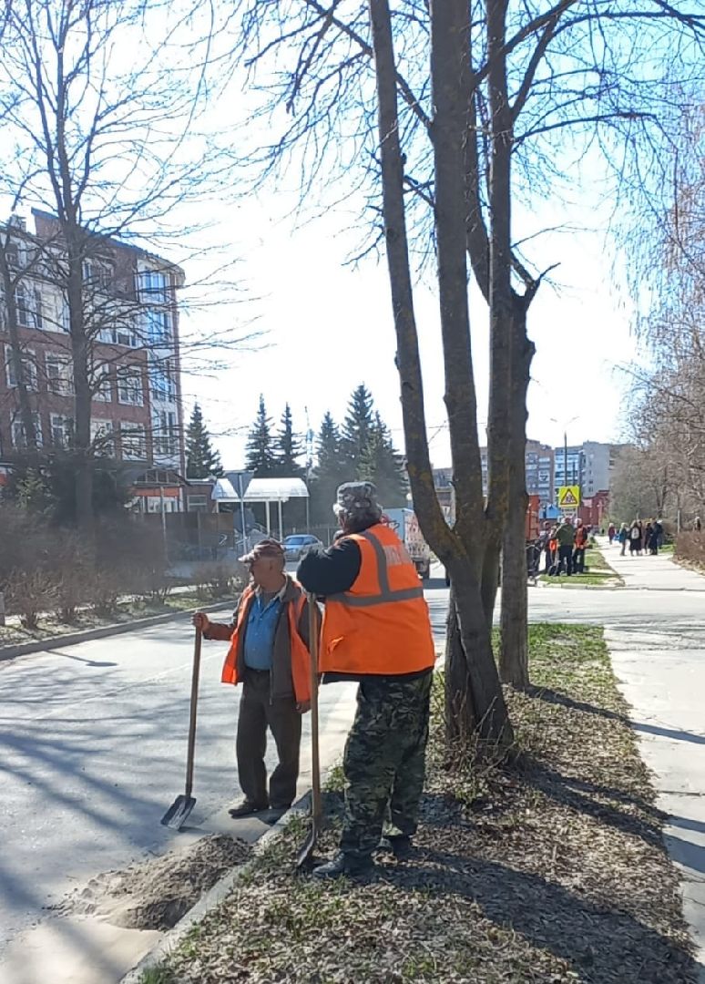 чистота, комфортная среда, Протвино, коммунальщики, весна, субботники