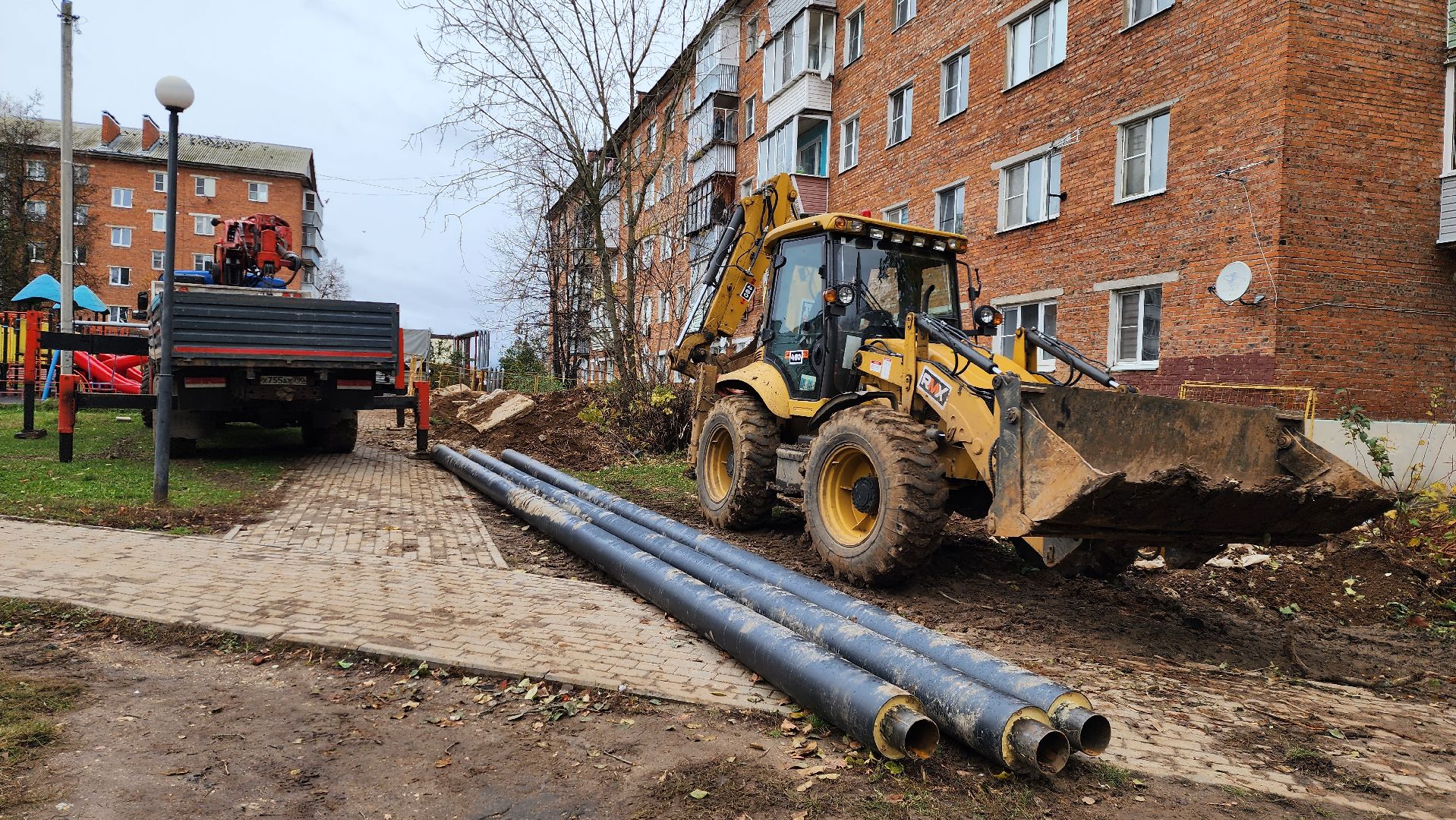 теплотрасса, ремонтные работы, жкх,