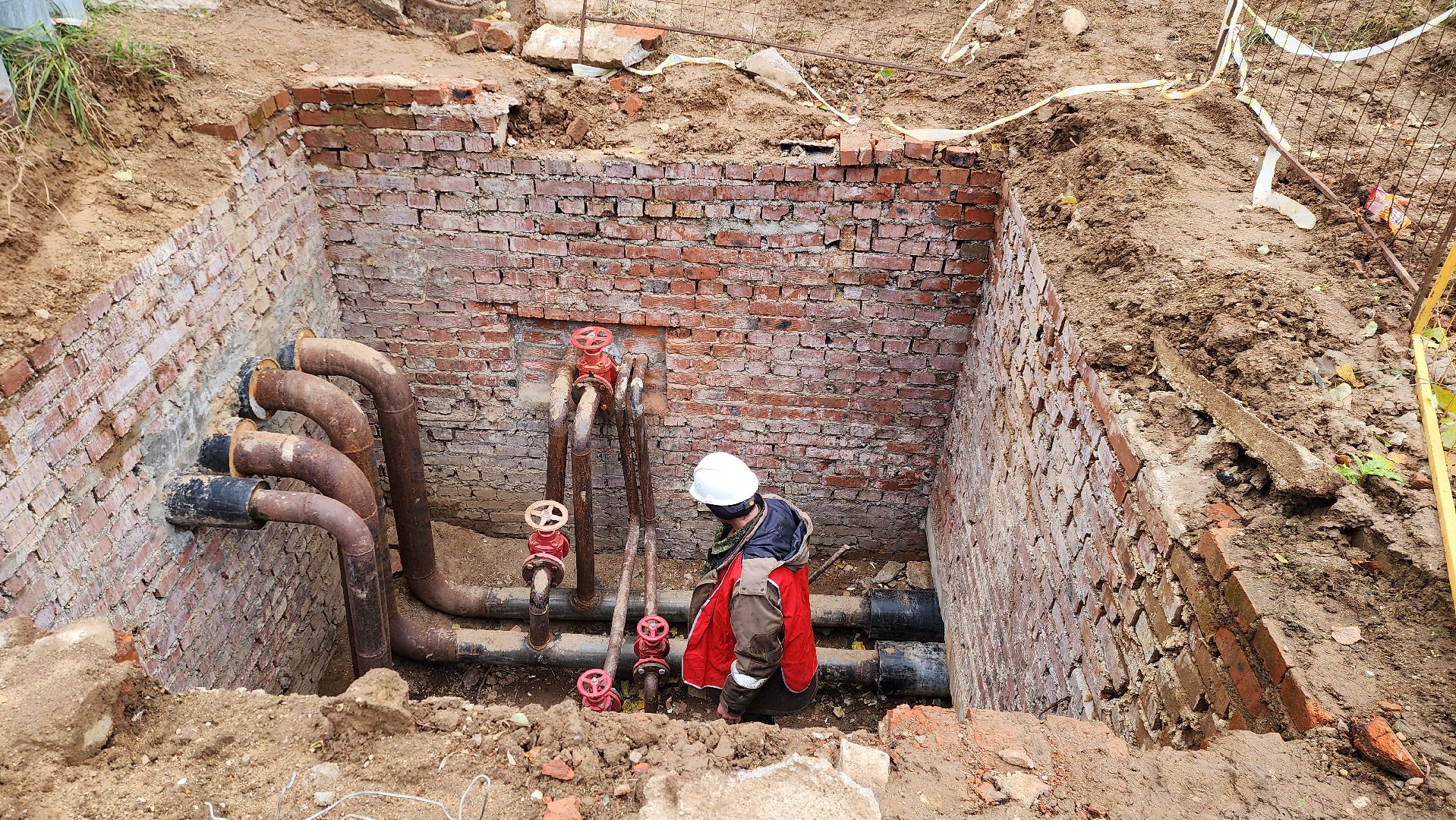 теплотрасса, ремонтные работы, жкх,