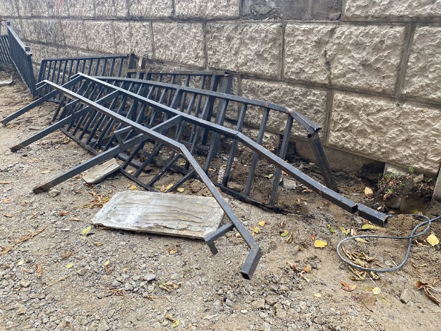 Ремонт, Поликлиника, Тротуар,