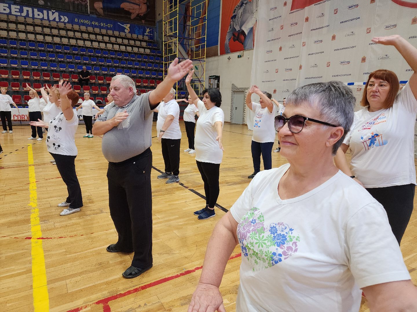 активное долголетие, физическая активность, зарядка долголетов, орехово зуево,