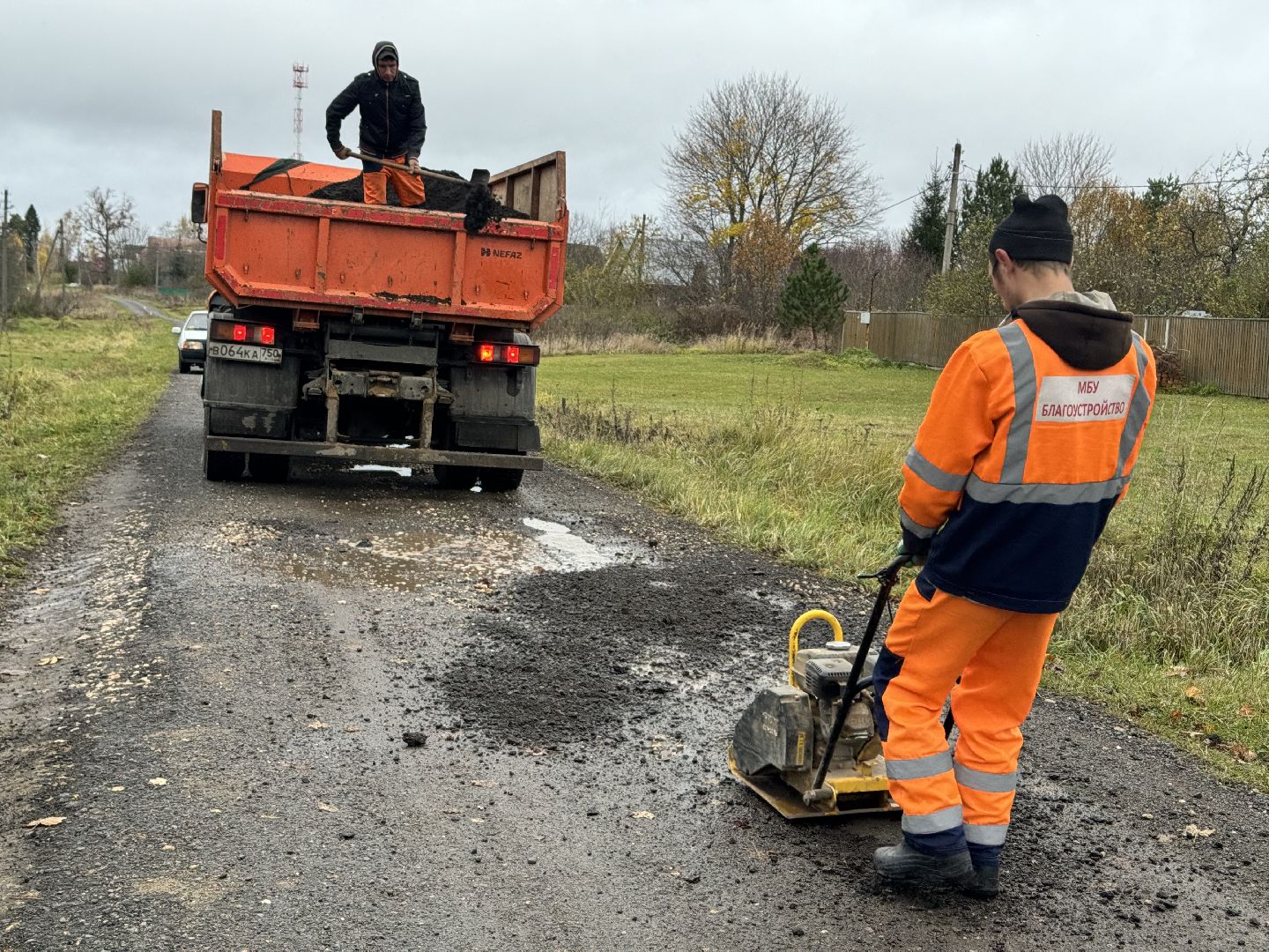 шаховская, ямочный ремонт, ямочный ремонт дорог,выездная администрация,