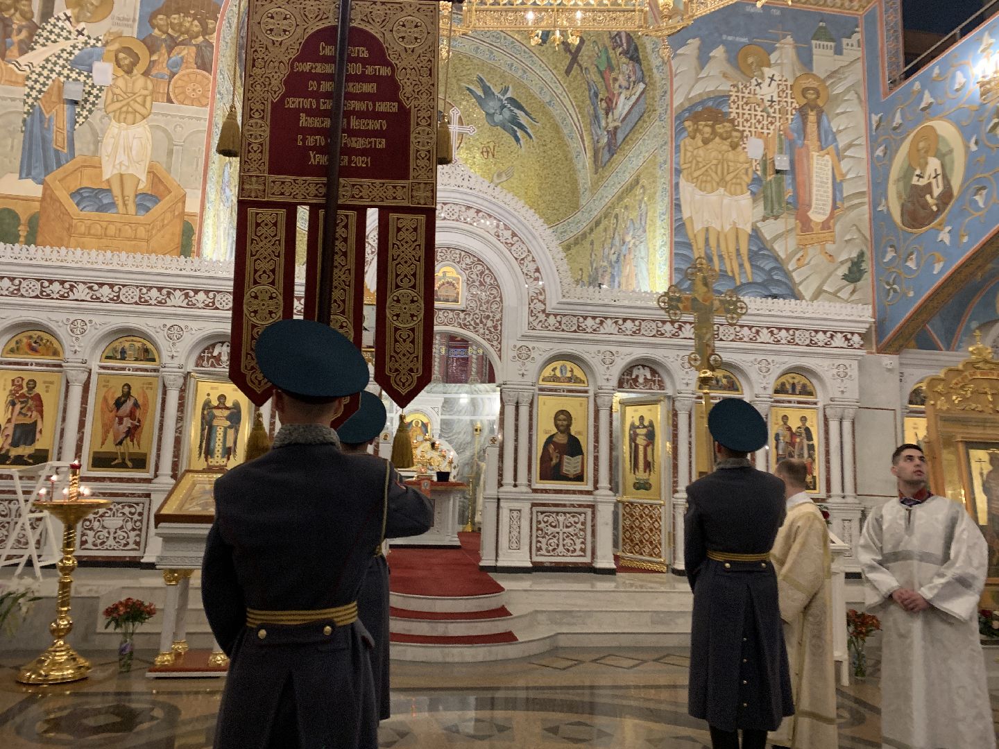 Балашиха, Пасха Христова, Главный храм Росгвардии, военнослужащие