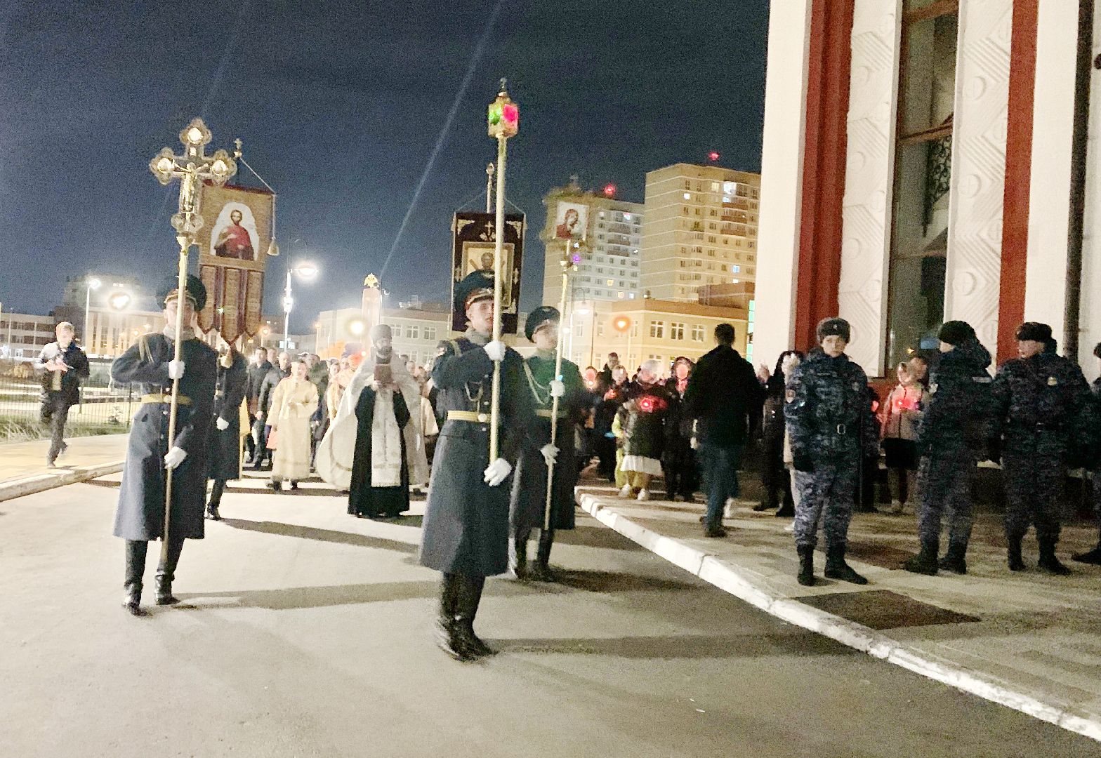 Балашиха, Пасха Христова, Главный храм Росгвардии, военнослужащие