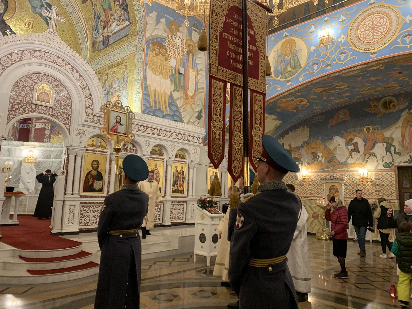 Балашиха, Пасха Христова, Главный храм Росгвардии, военнослужащие