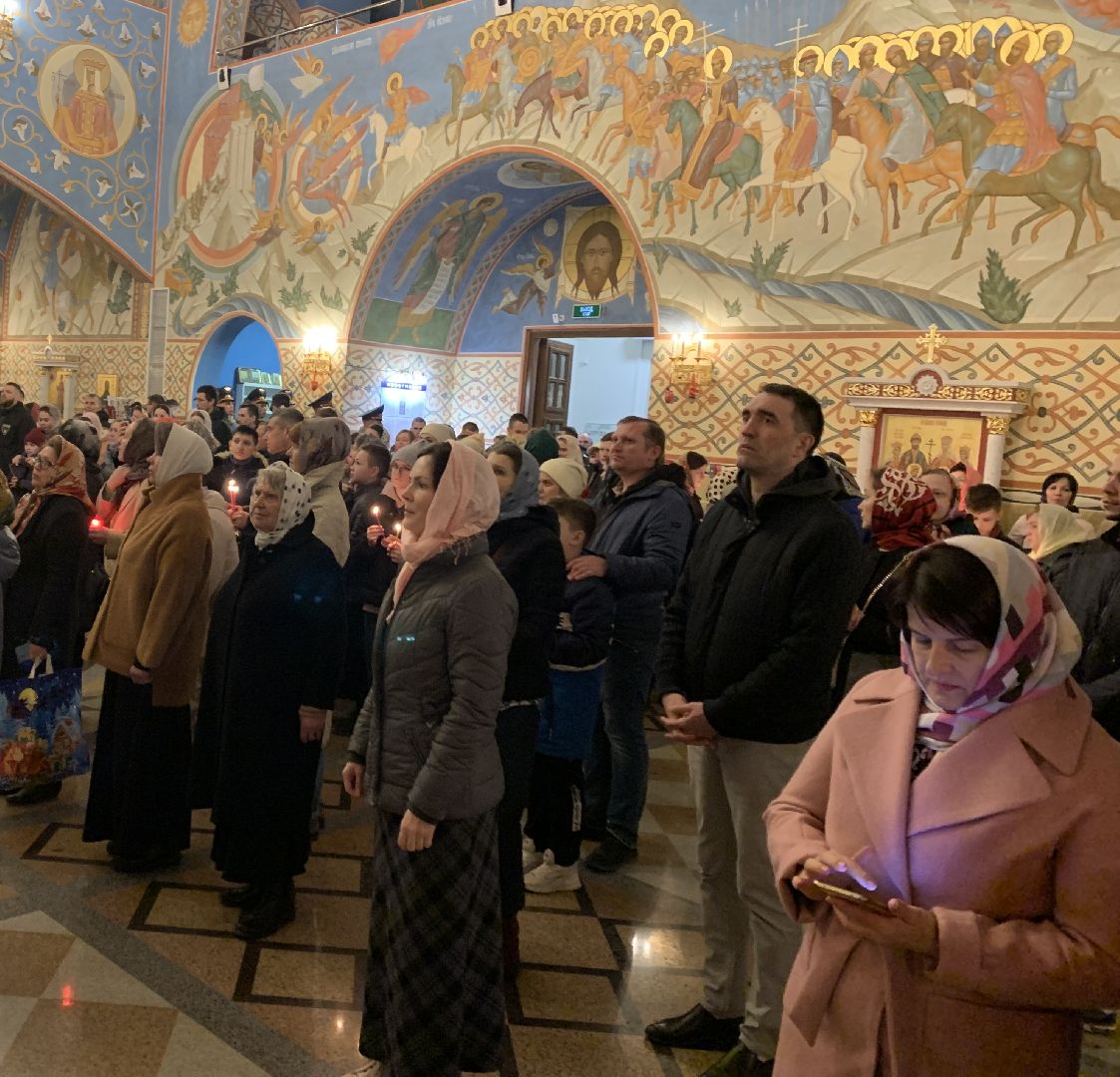 Балашиха, Пасха Христова, Главный храм Росгвардии, военнослужащие