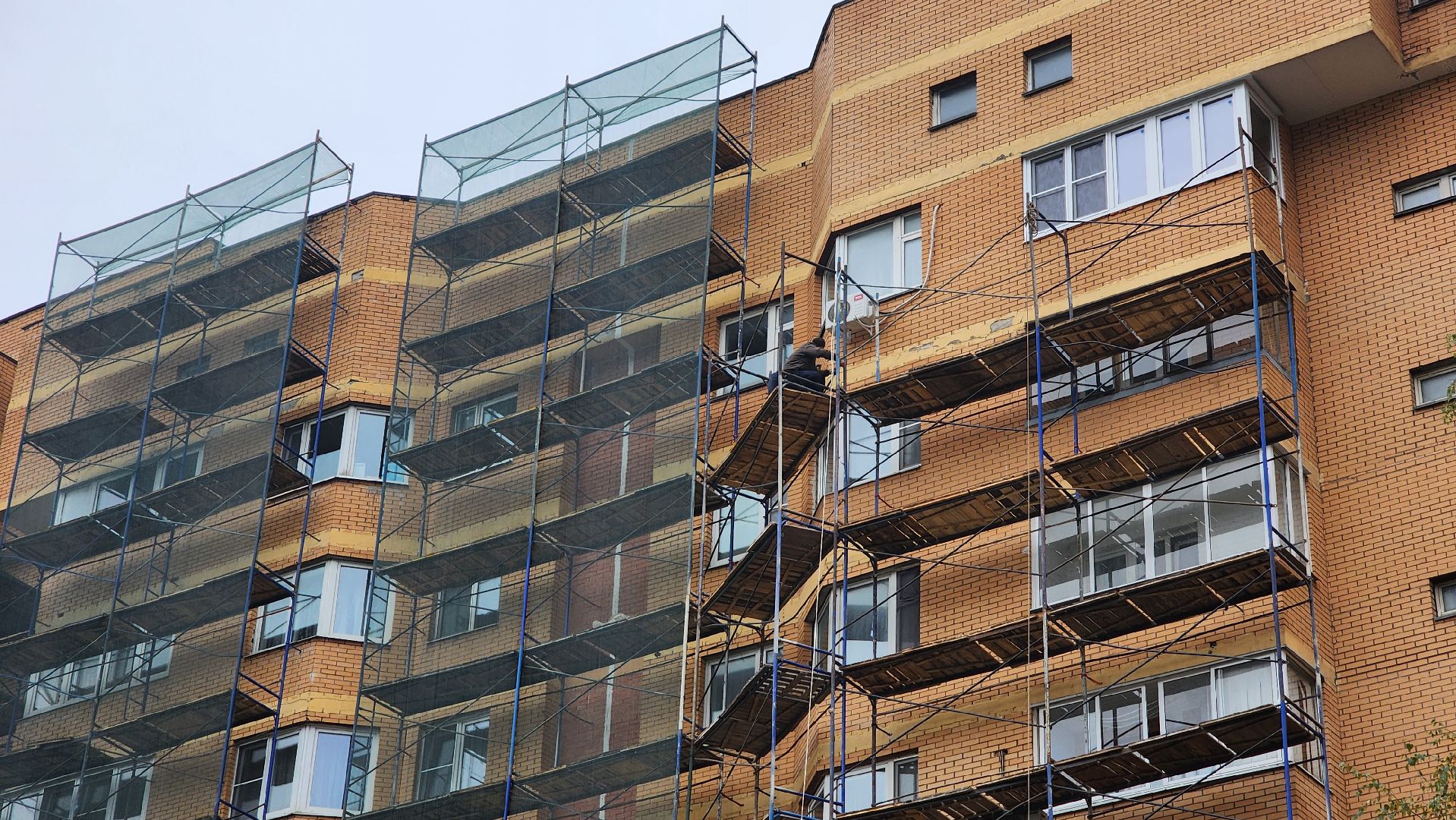 Солнечногорск, ЖКХ, Красная улица, утепление фасада,