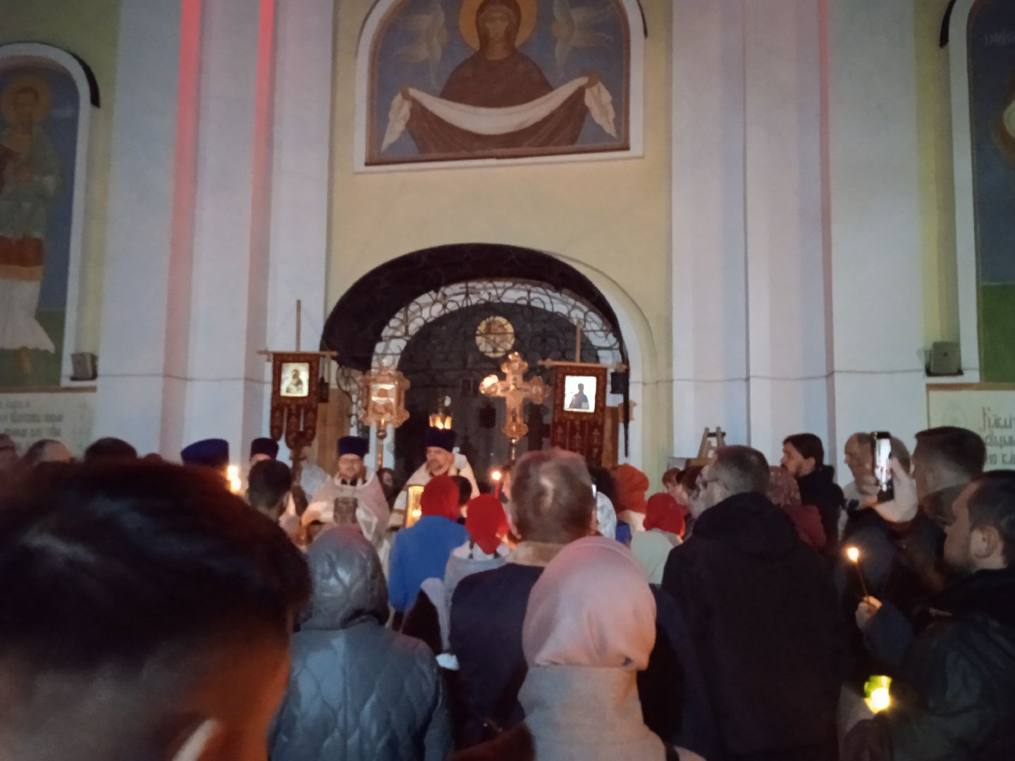 Пасха, Космо-Дамианский, храм, праздник, просфора, Жуковский