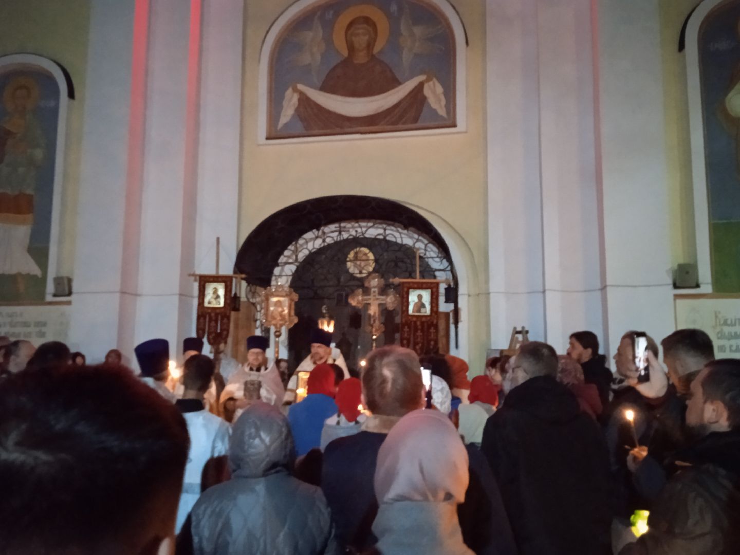 Пасха, Космо-Дамианский, храм, праздник, просфора, Жуковский