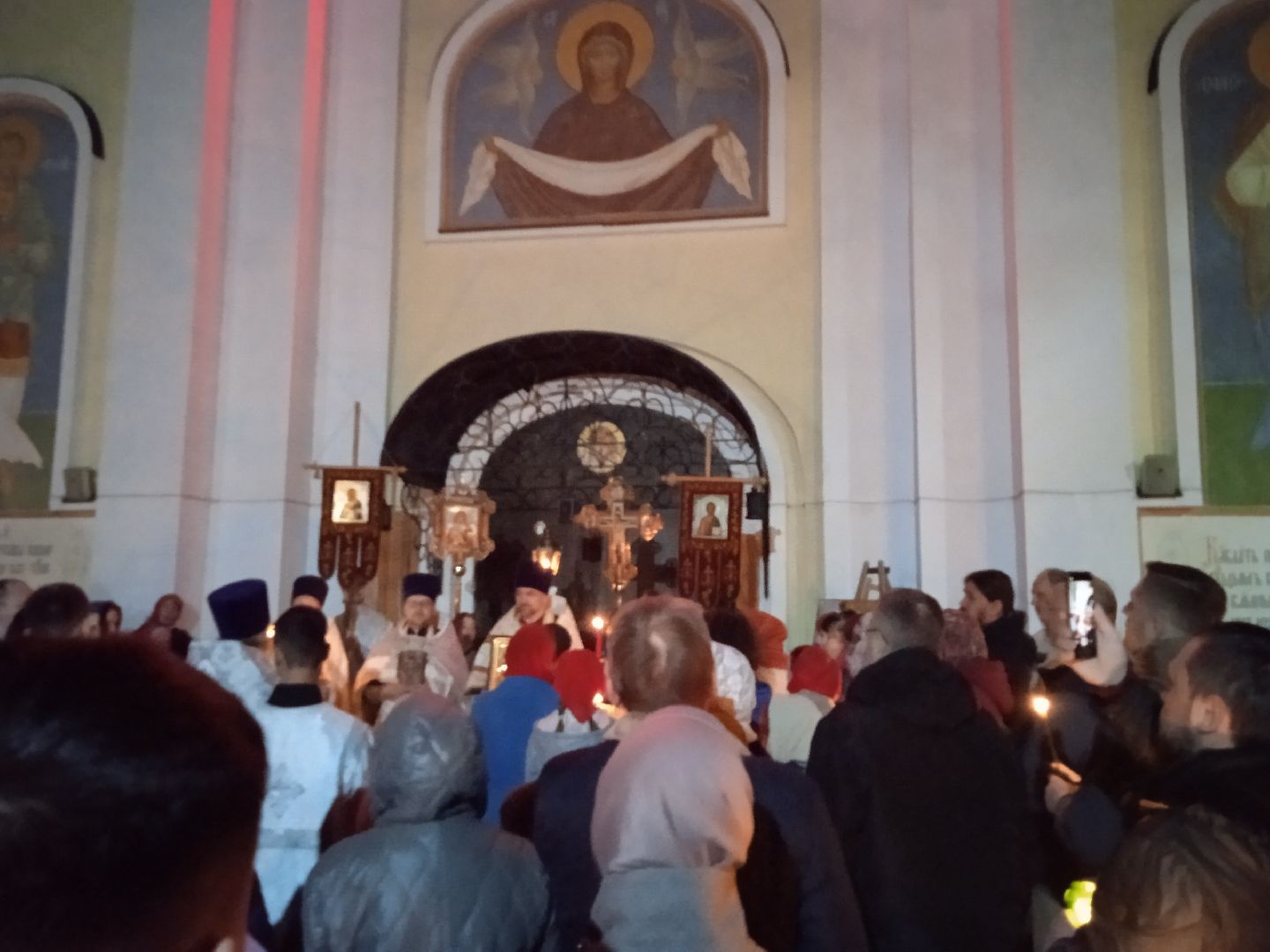 Пасха, Космо-Дамианский, храм, праздник, просфора, Жуковский